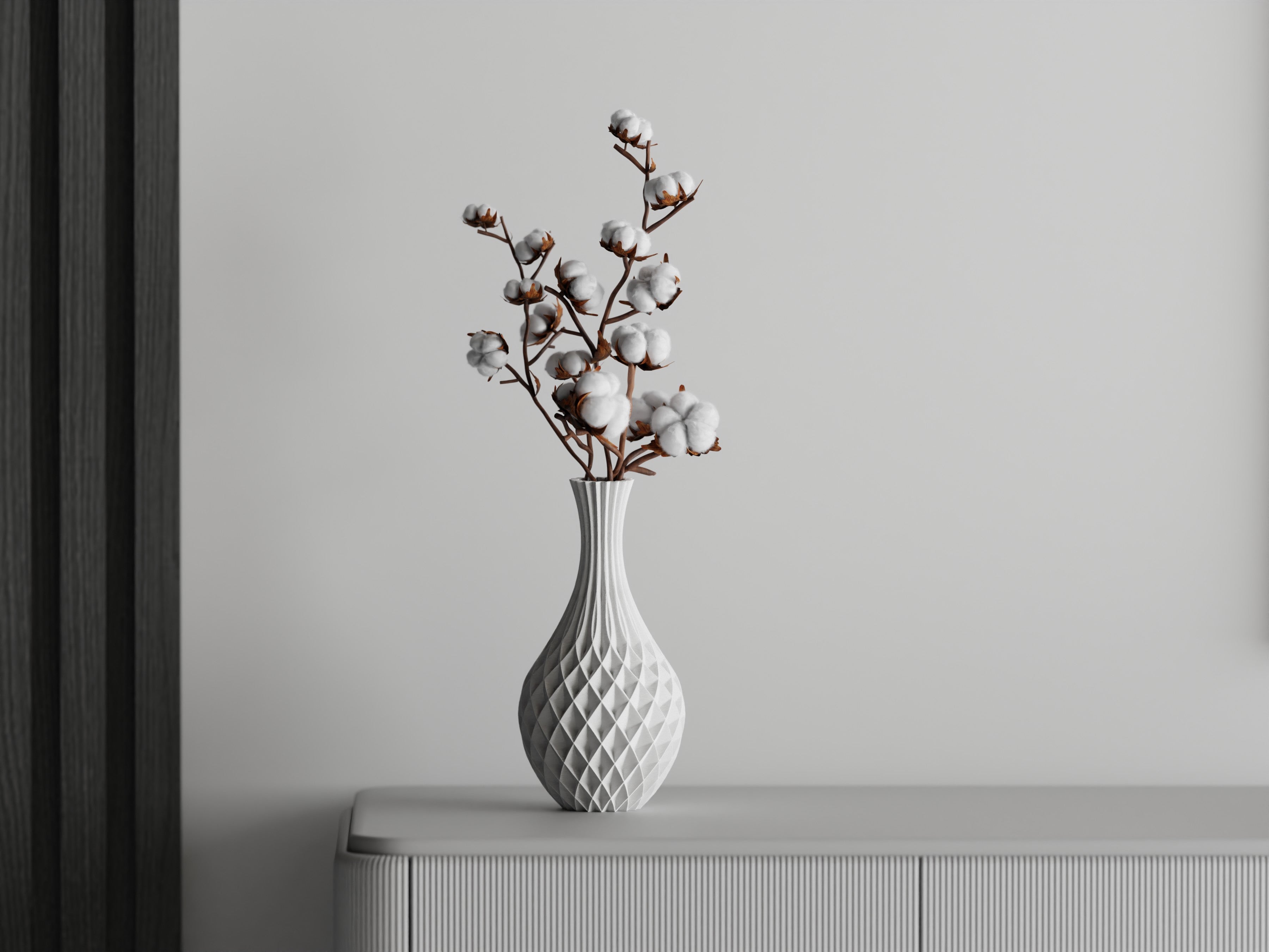 OrbisSpire Vase – Sculptural Spiral Design Planter