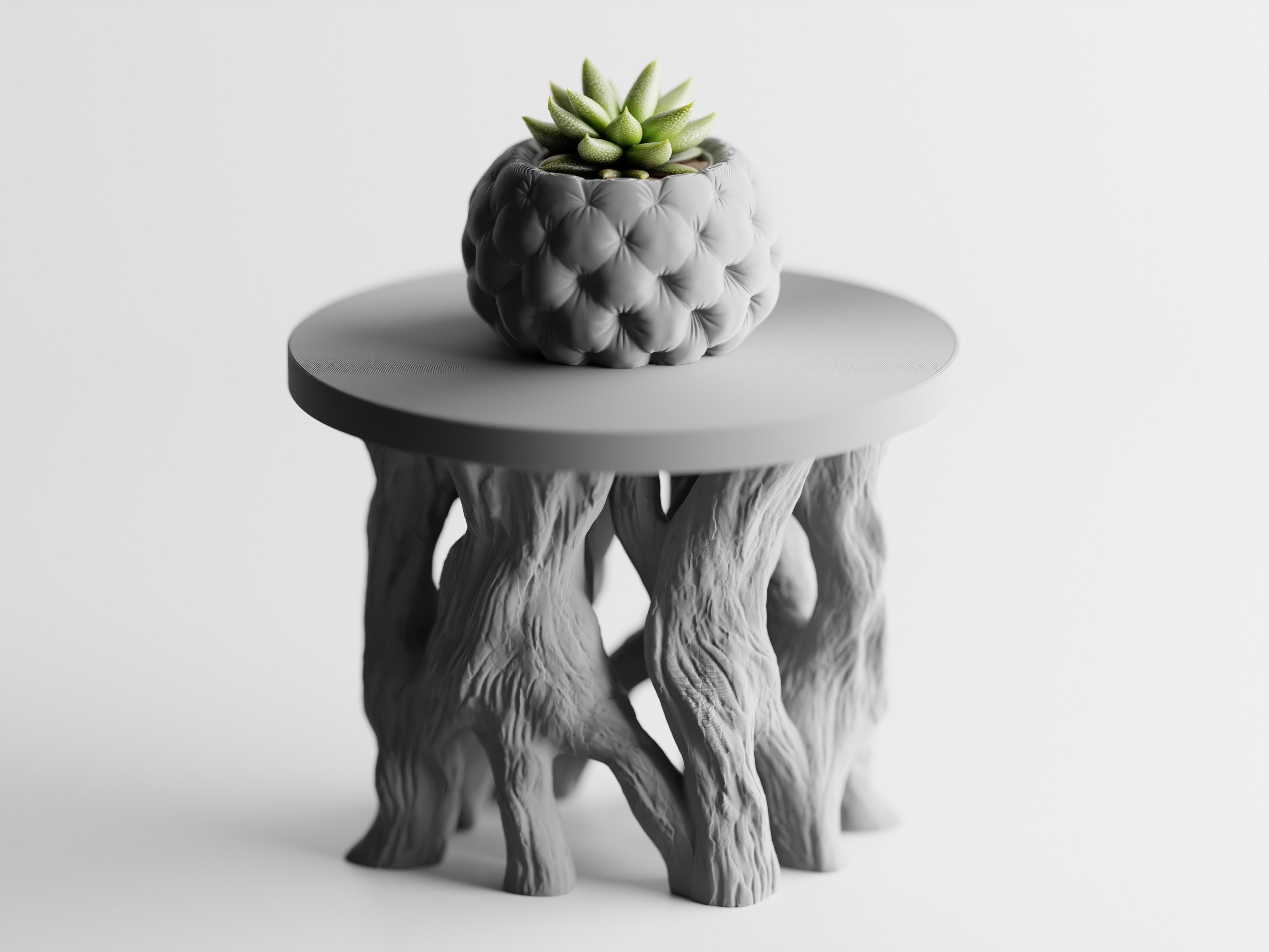 Arboris Root Pedestal Plant Stand – Organic Root Base with Interchangeable Tops | Small & Large | Made in Texas