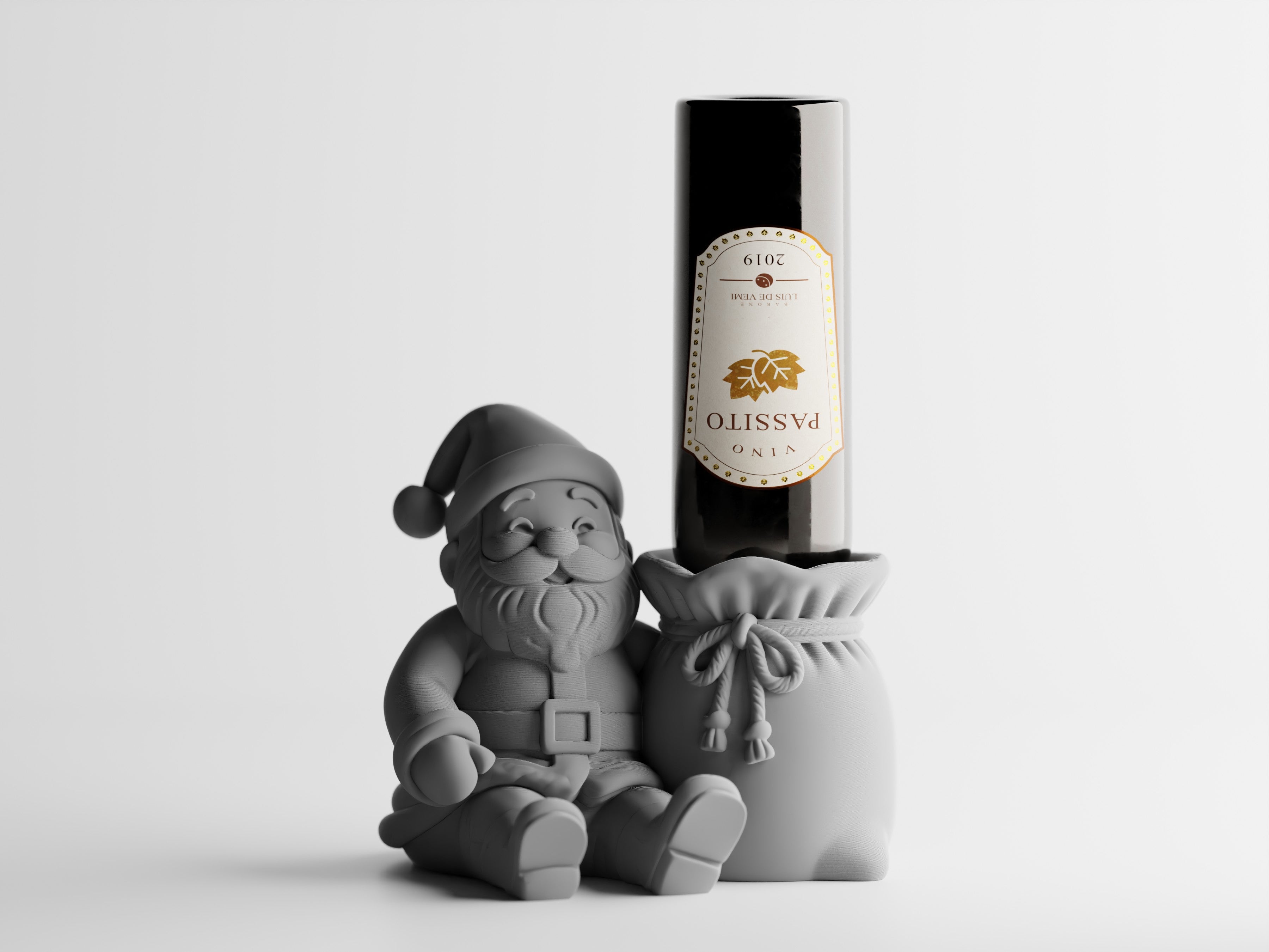 Santa Vintico – Santa Wine Bottle Holder | Christmas Table & Home Decor