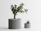 Ribera – Sculptural Ribbed Planter