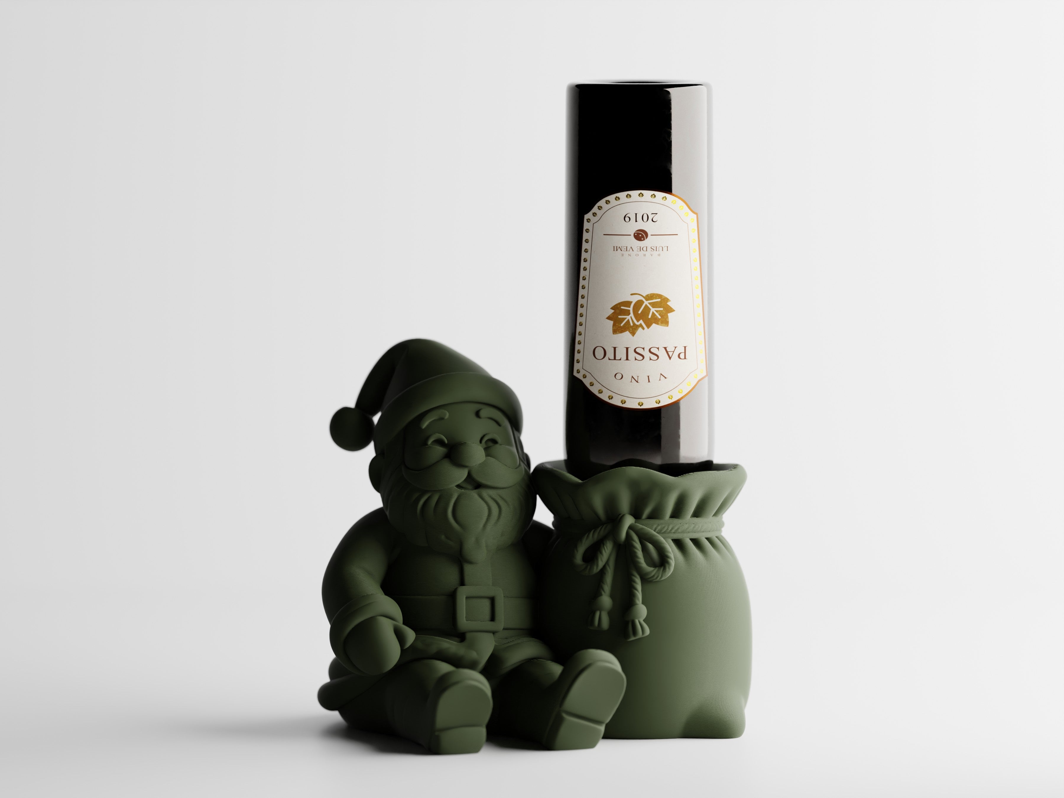 Santa Vintico – Santa Wine Bottle Holder | Christmas Table & Home Decor