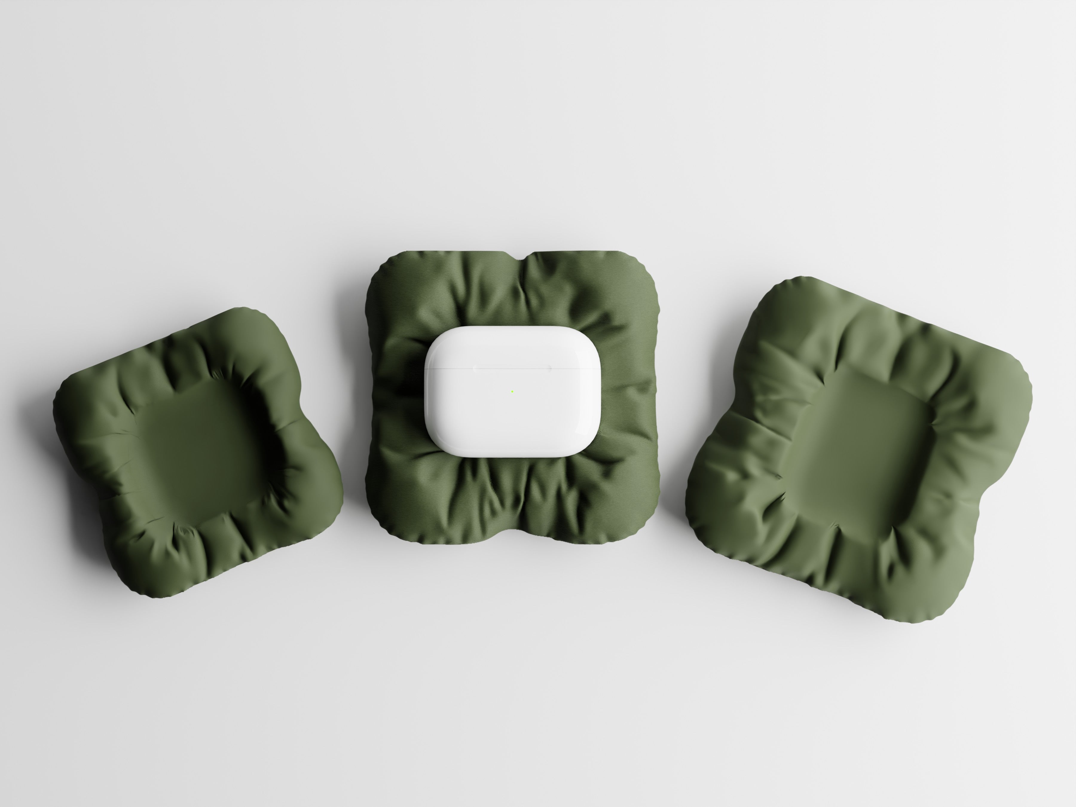 Alveo AirPods Cushion Stand – Puffy Dock for AirPods Pro 2, AirPods 2 & AirPods 4
