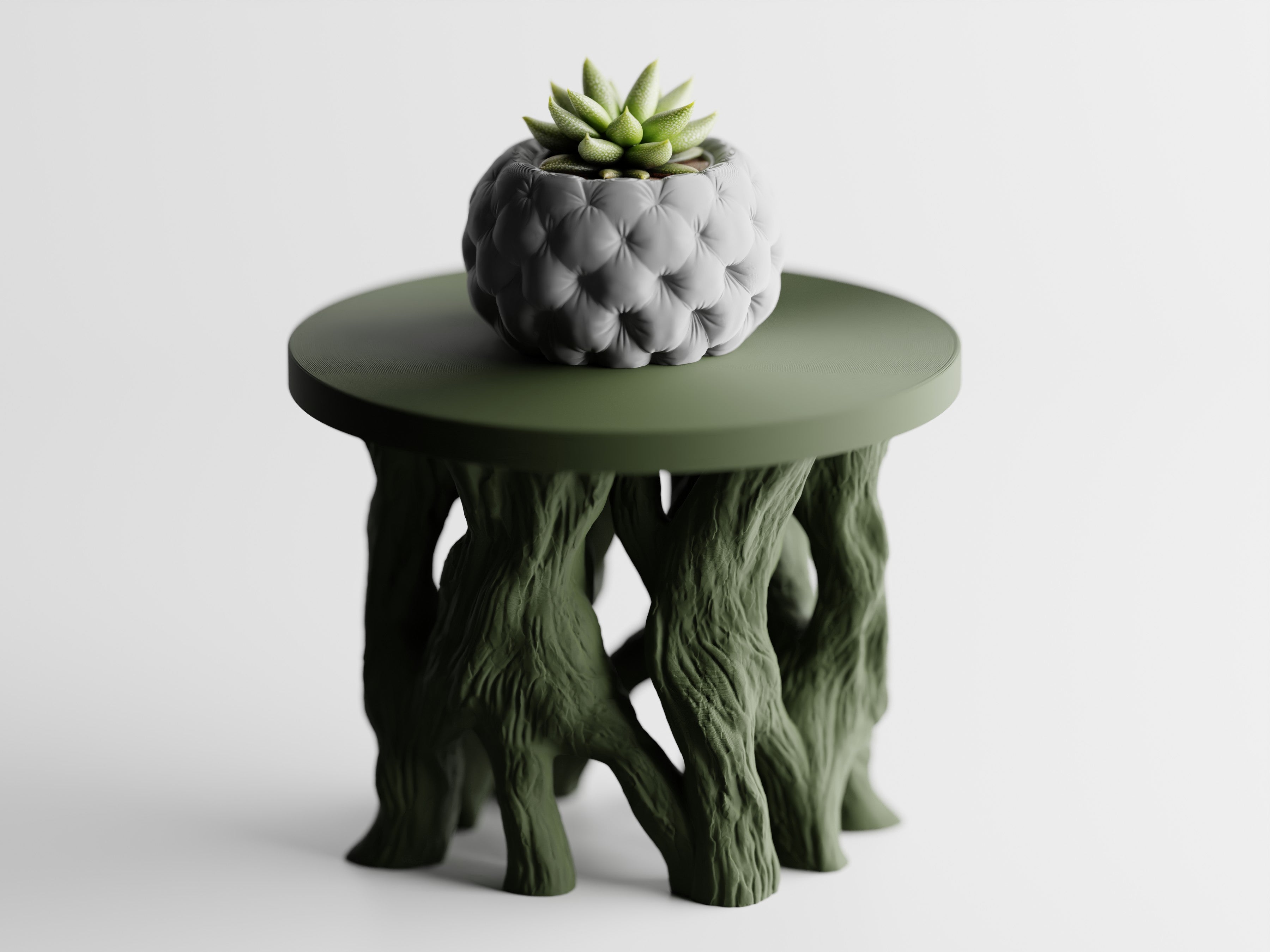 Arboris Root Pedestal Plant Stand – Organic Root Base with Interchangeable Tops | Small & Large | Made in Texas