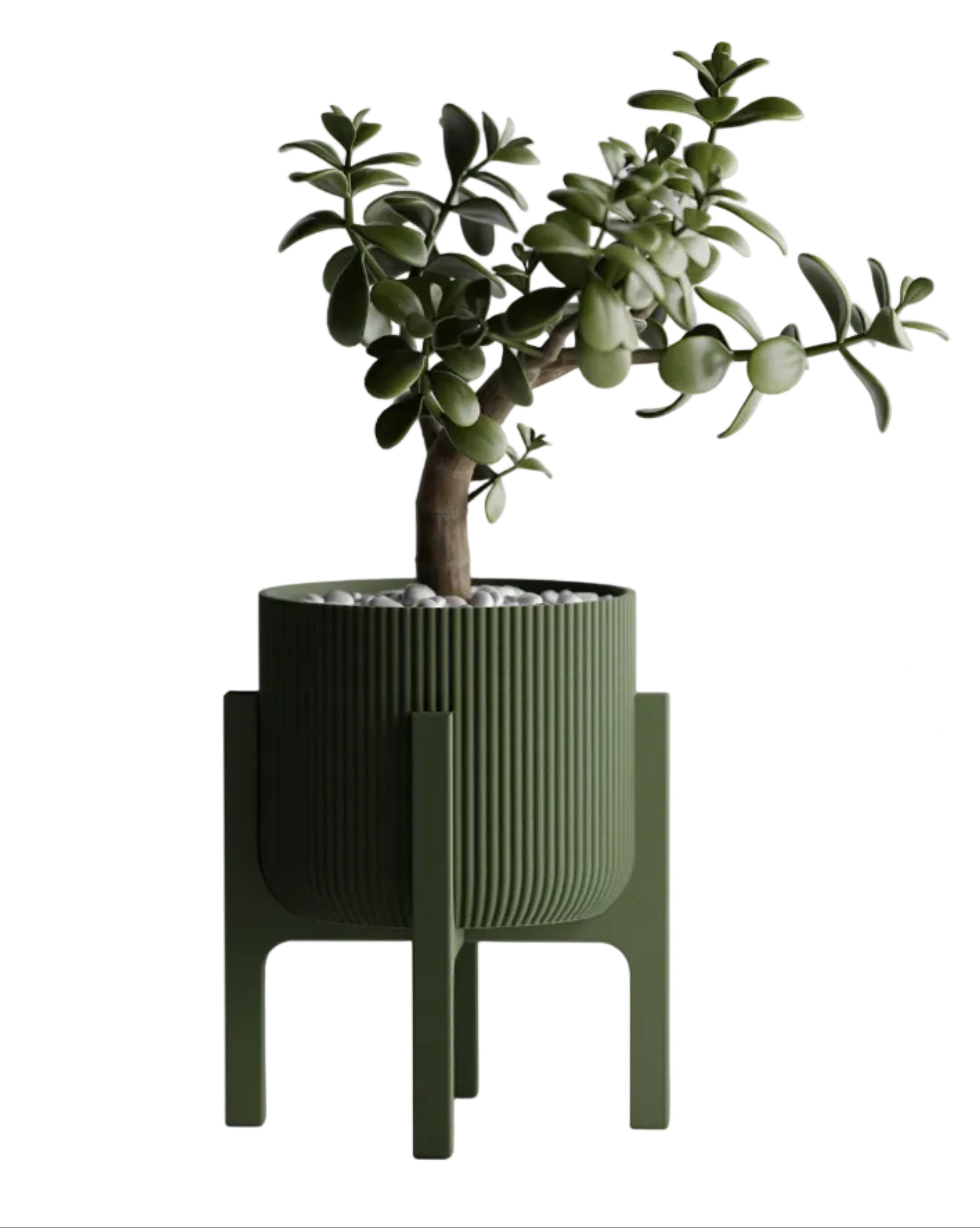 Plant Pot Elevare – Mid-Century Stand & Interchangeable Pot Set