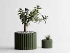 Ribera – Sculptural Ribbed Planter