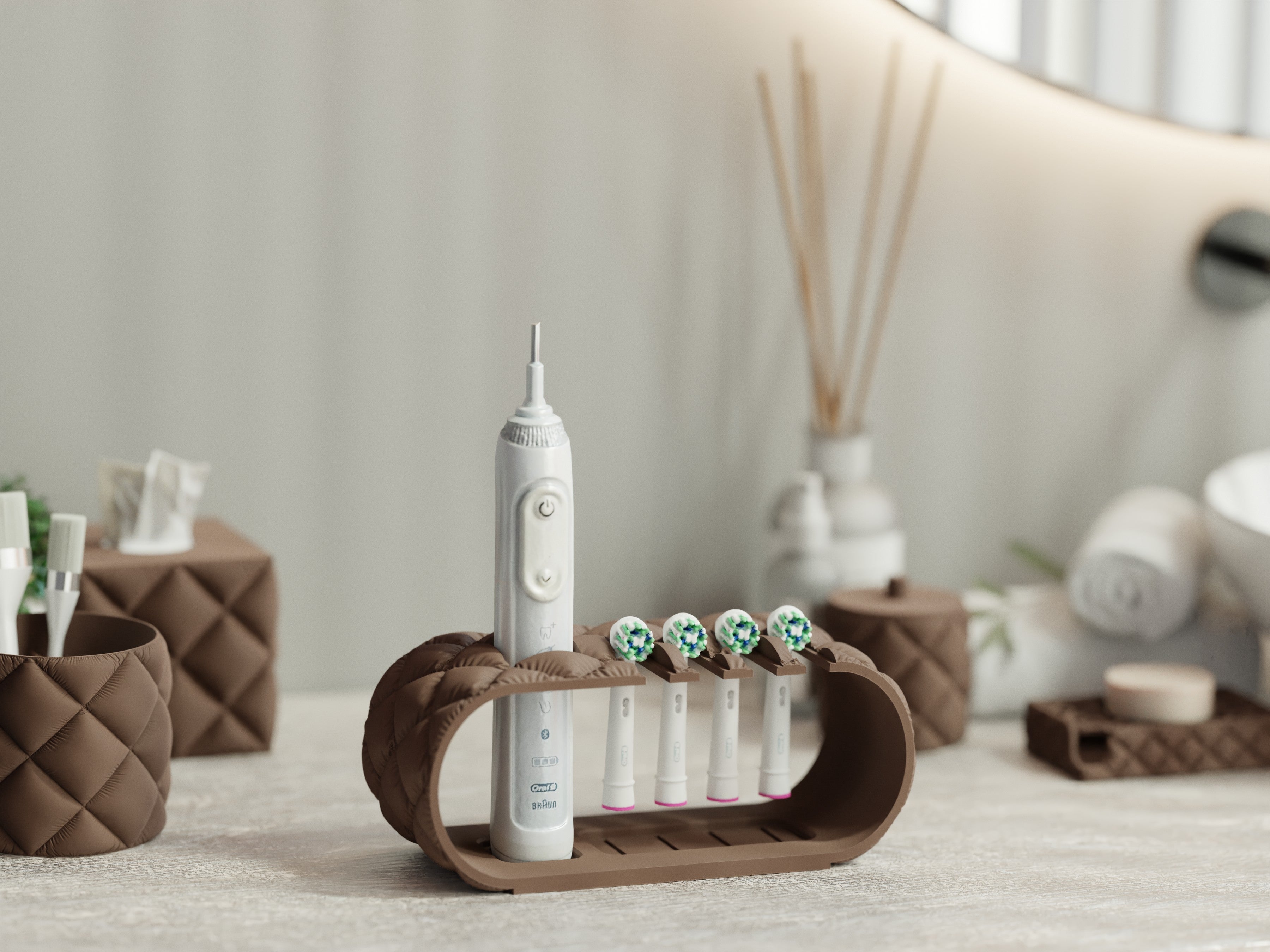 Brusha Cube – Inflated Toothbrush Holder for Oral-B