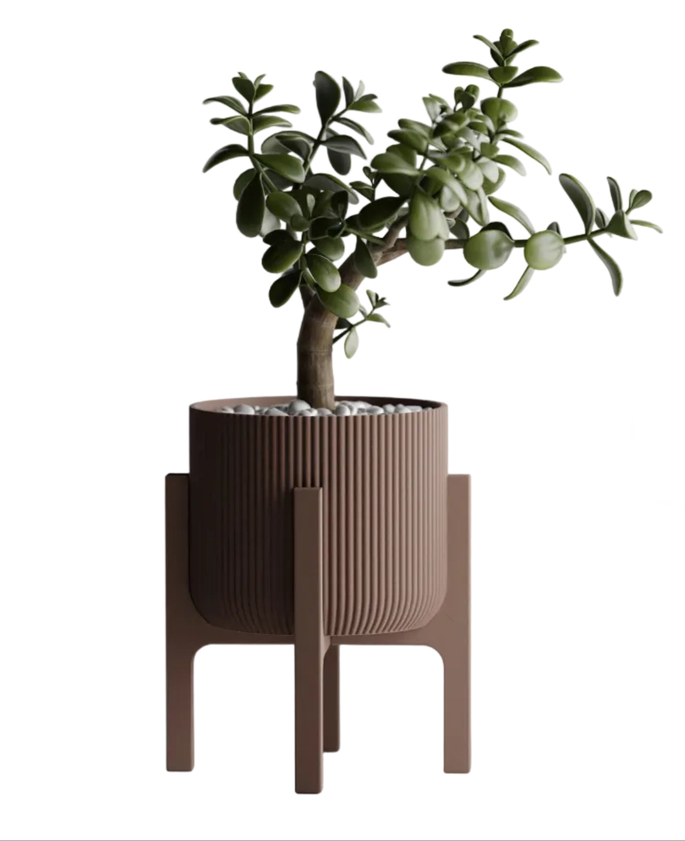 Plant Pot Elevare – Mid-Century Stand & Interchangeable Pot Set