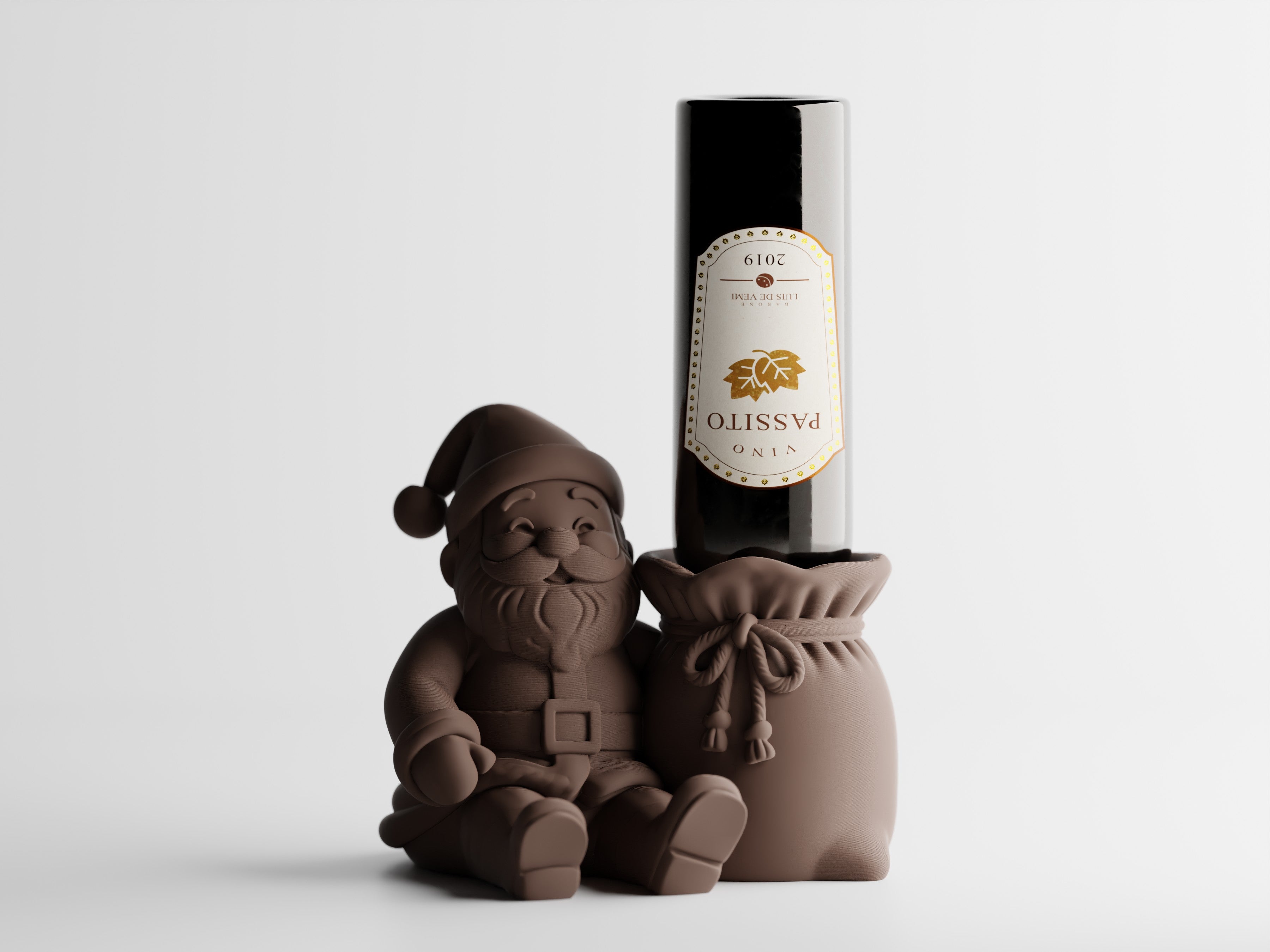Santa Vintico – Santa Wine Bottle Holder | Christmas Table & Home Decor