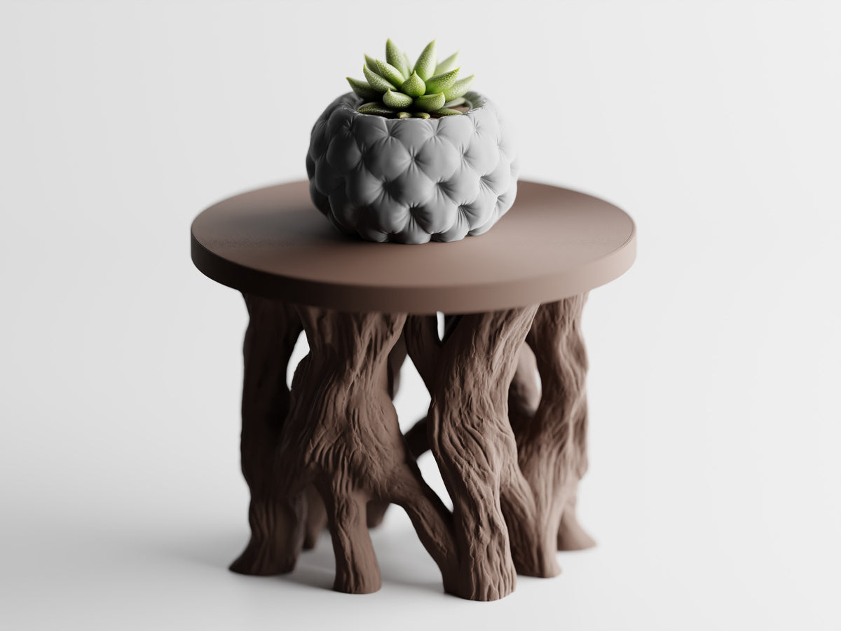 Arboris Root Pedestal Plant Stand – Organic Root Base with Interchangeable Tops | Small & Large | Made in Texas