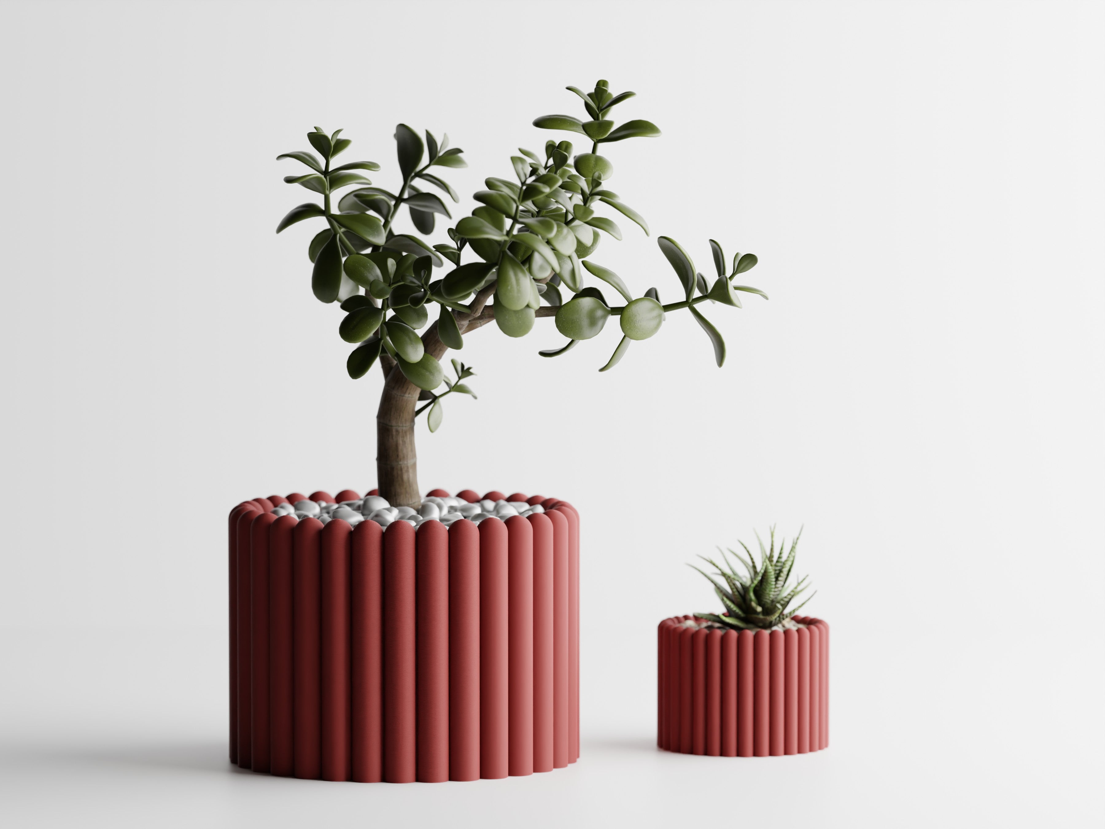 Ribera – Sculptural Ribbed Planter
