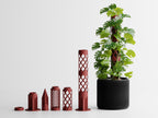 GrowPillar Modular Moss Pole – Stackable Climbing Plant Support for Monstera, Pothos & Philodendron | Small, Medium & Large | Made in Texas