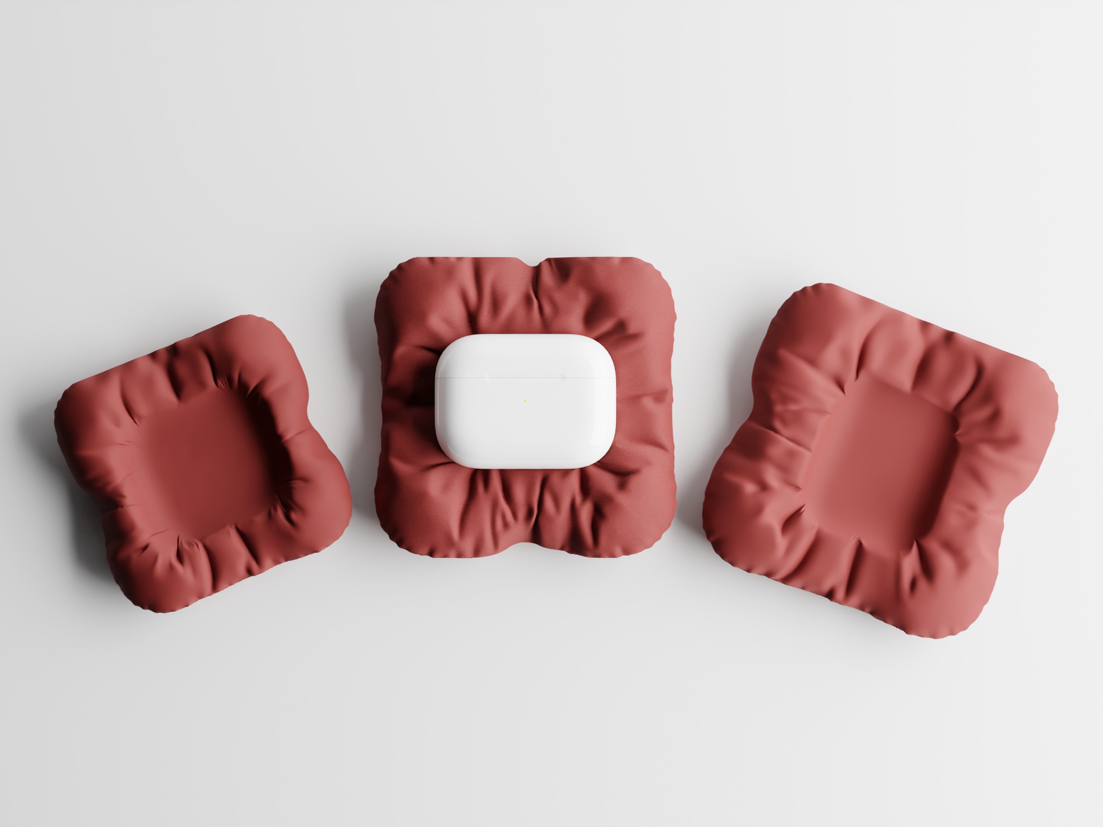 Alveo AirPods Cushion Stand – Puffy Dock for AirPods Pro 2, AirPods 2 & AirPods 4