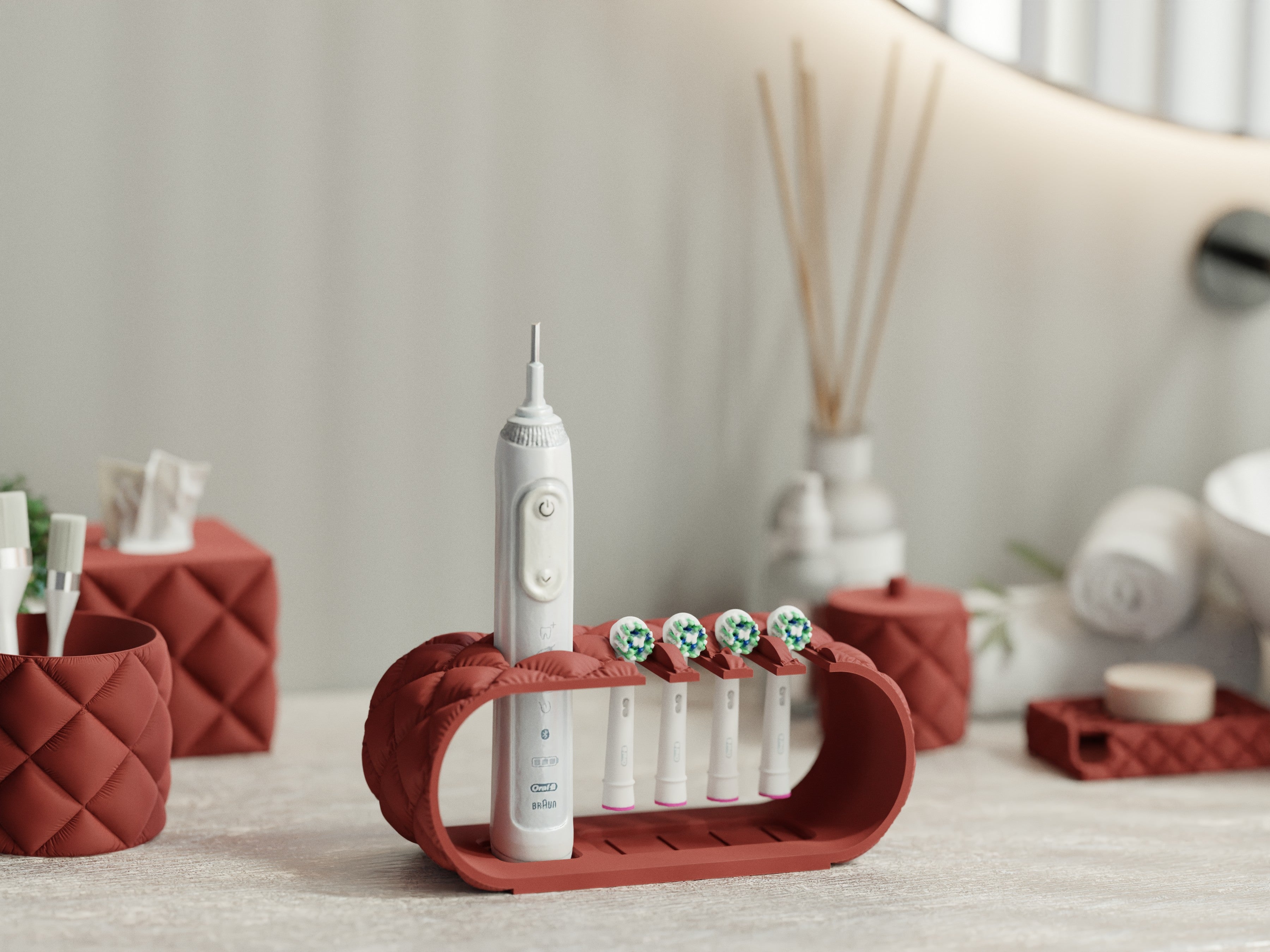 Brusha Cube – Inflated Toothbrush Holder for Oral-B