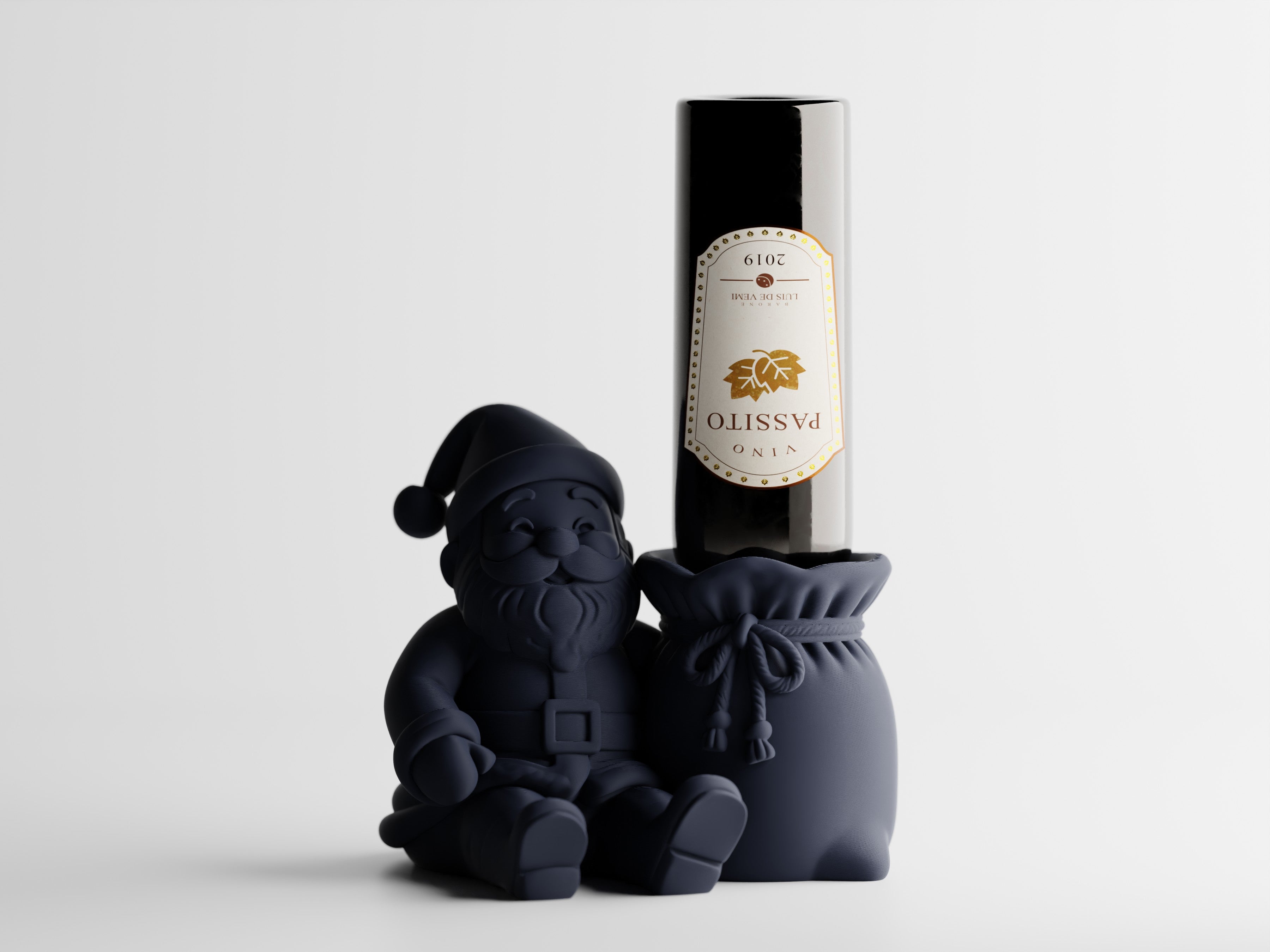 Santa Vintico – Santa Wine Bottle Holder | Christmas Table & Home Decor