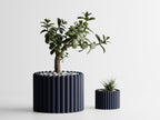 Ribera – Sculptural Ribbed Planter