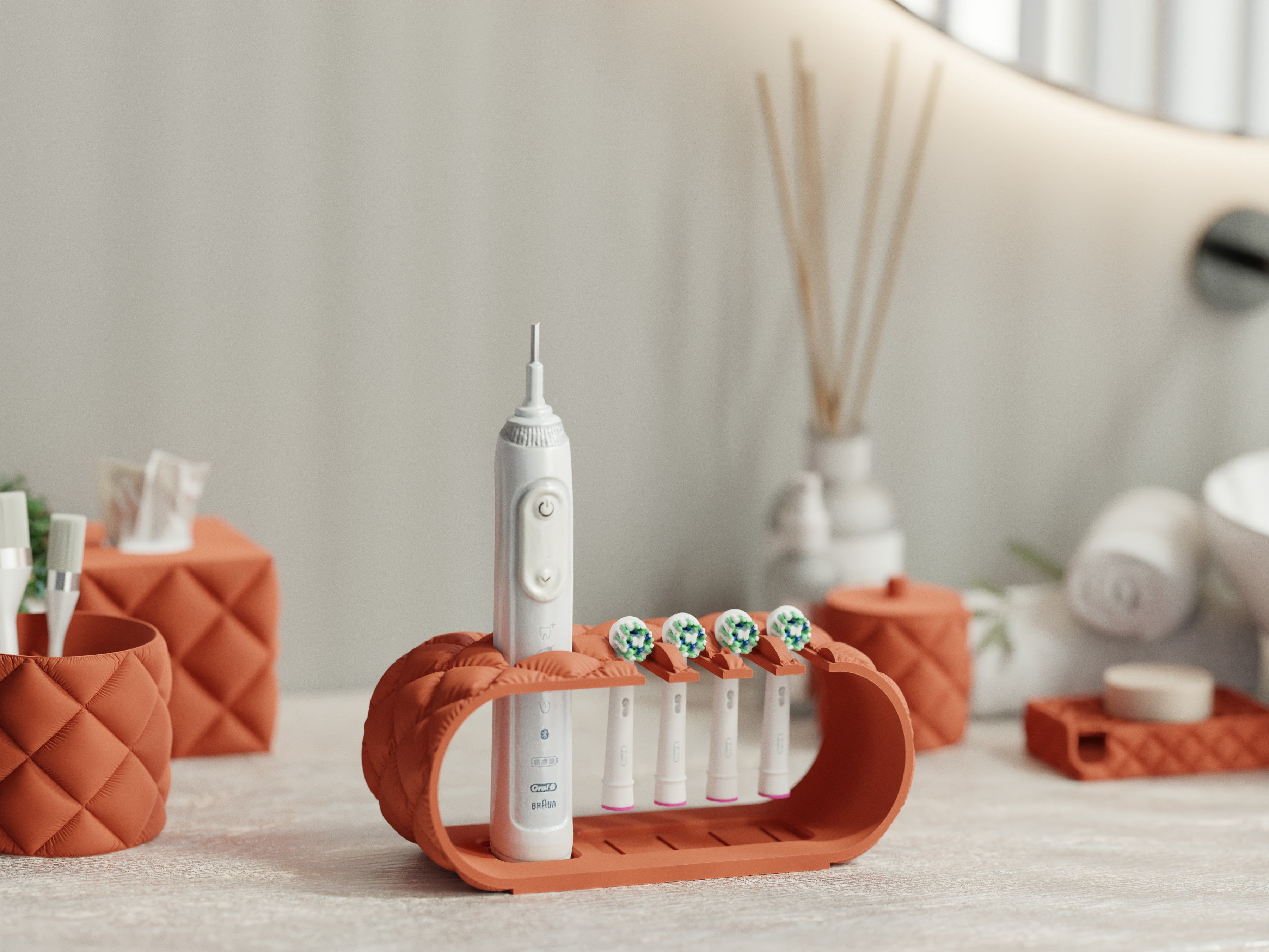 Brusha Cube – Inflated Toothbrush Holder for Oral-B