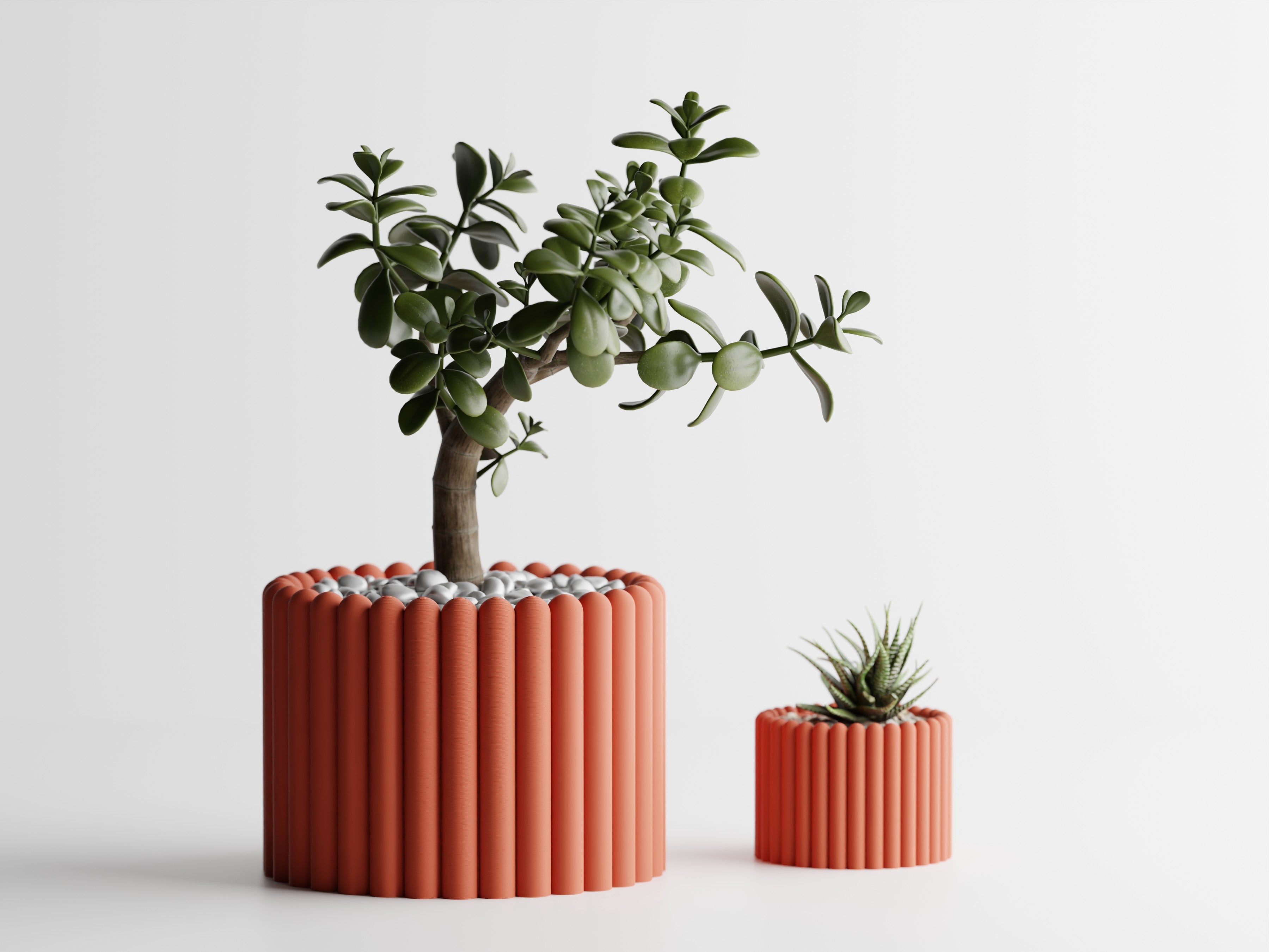 Ribera – Sculptural Ribbed Planter