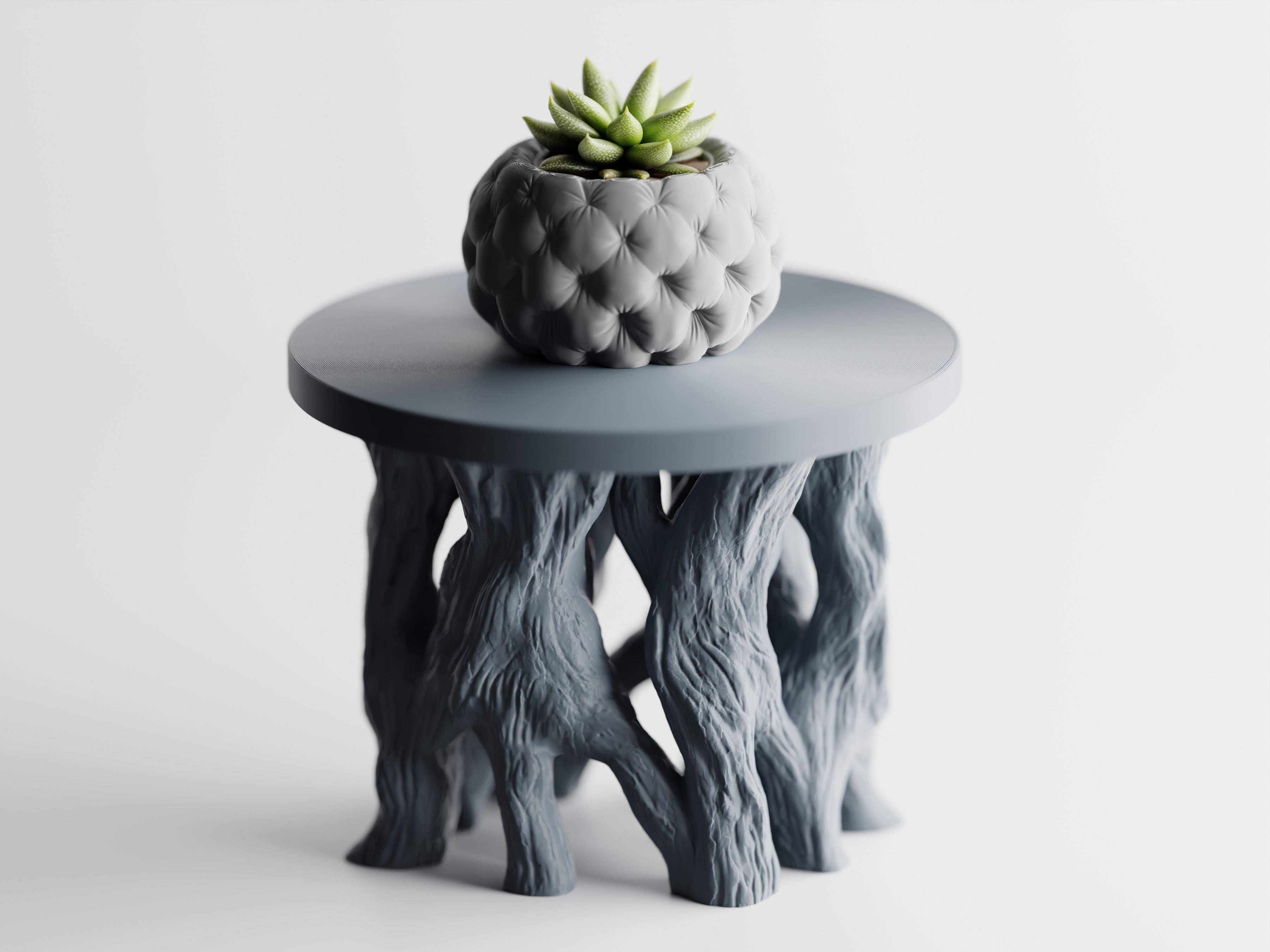 Arboris Root Pedestal Plant Stand – Organic Root Base with Interchangeable Tops | Small & Large | Made in Texas