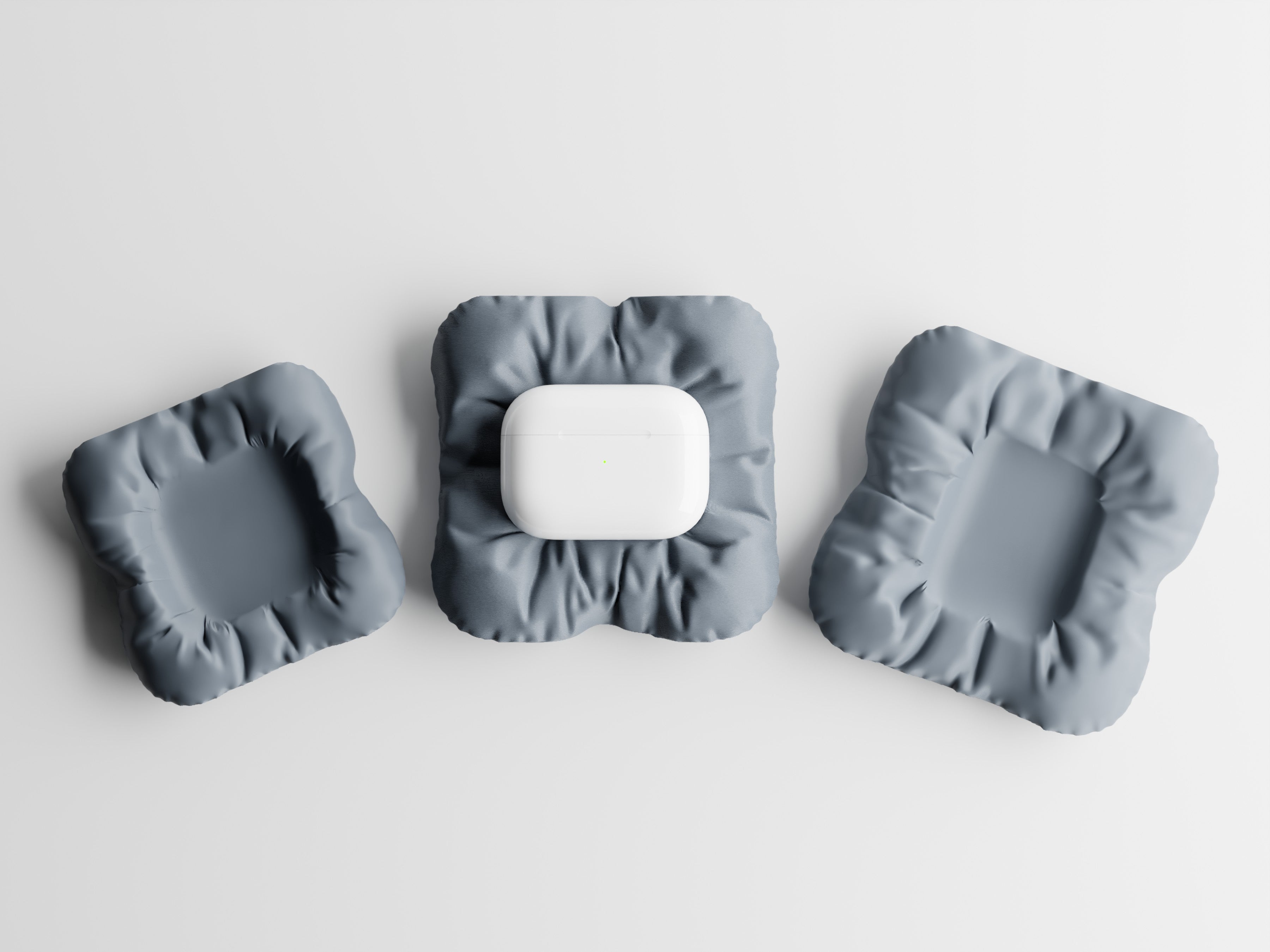 Alveo AirPods Cushion Stand – Puffy Dock for AirPods Pro 2, AirPods 2 & AirPods 4