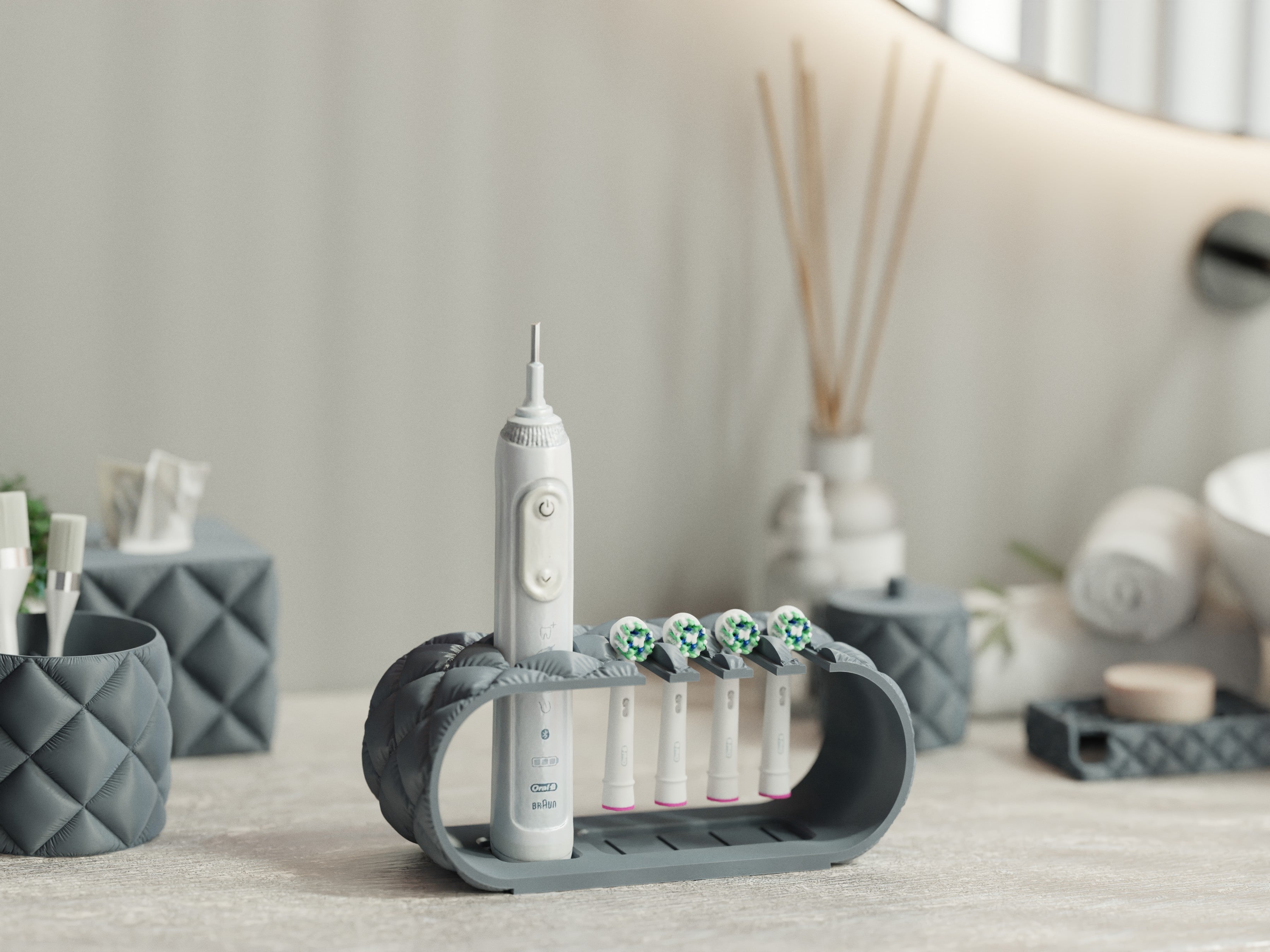 Brusha Cube – Inflated Toothbrush Holder for Oral-B
