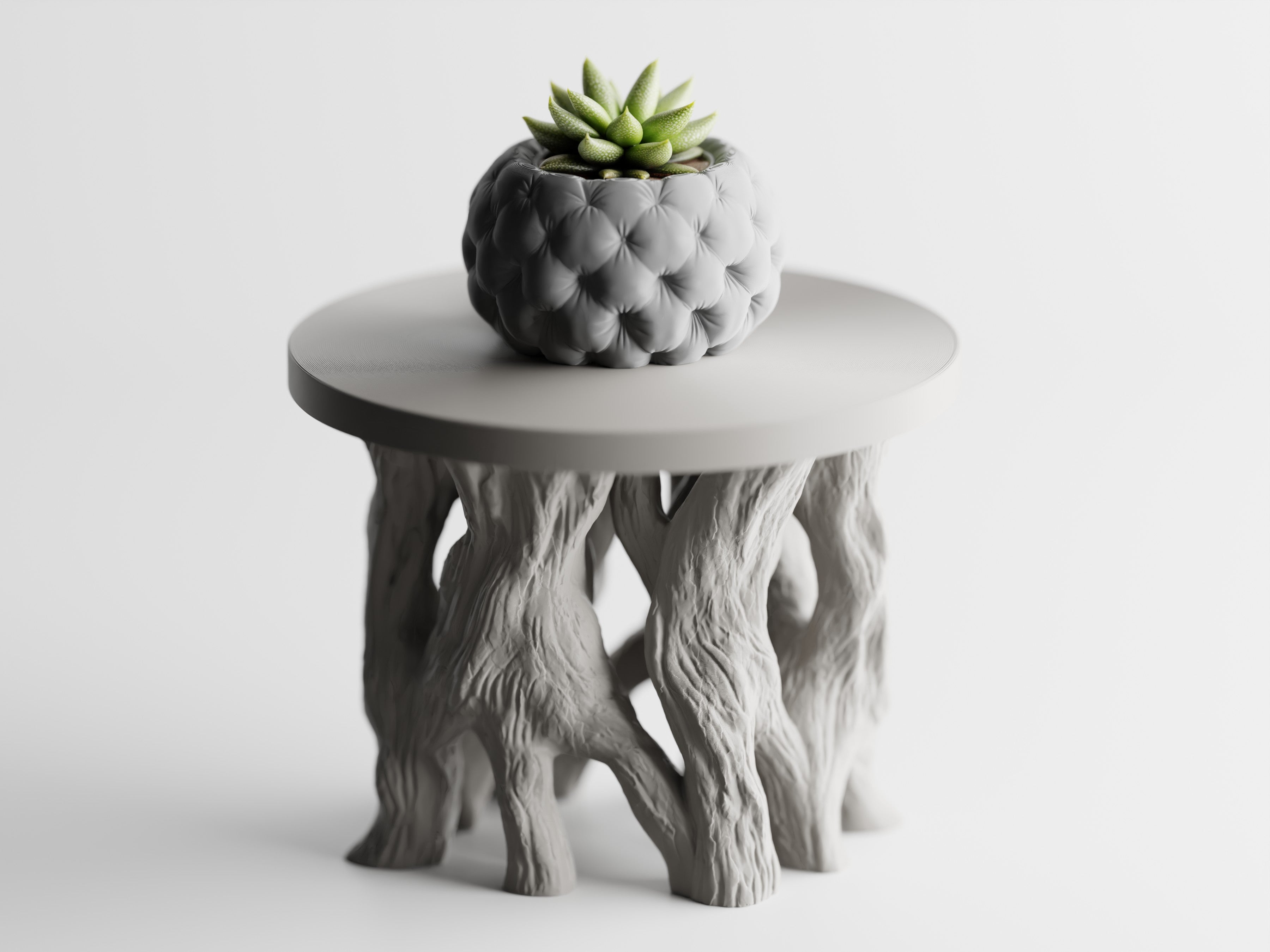 Arboris Root Pedestal Plant Stand – Organic Root Base with Interchangeable Tops | Small & Large | Made in Texas