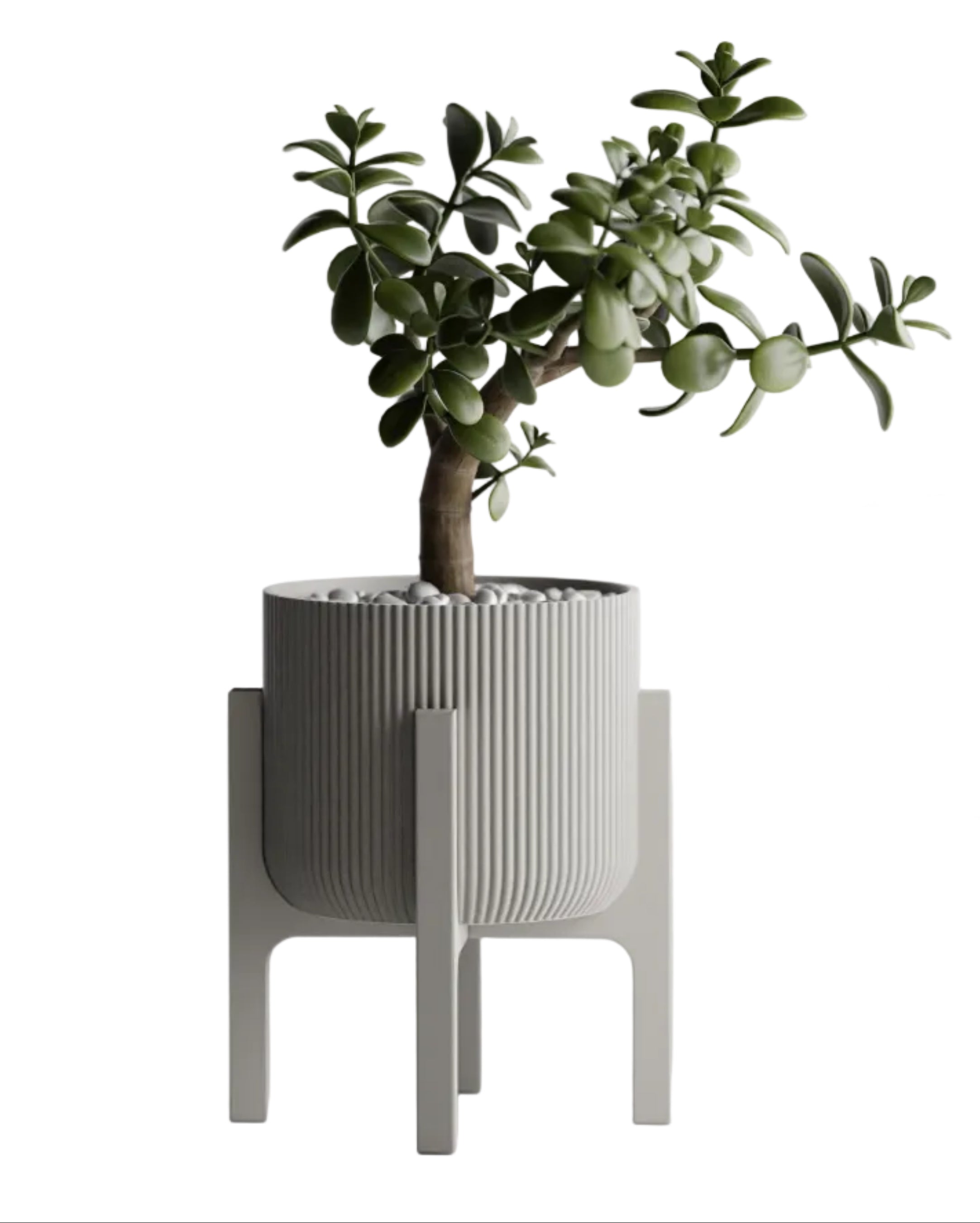 Plant Pot Elevare – Mid-Century Stand & Interchangeable Pot Set