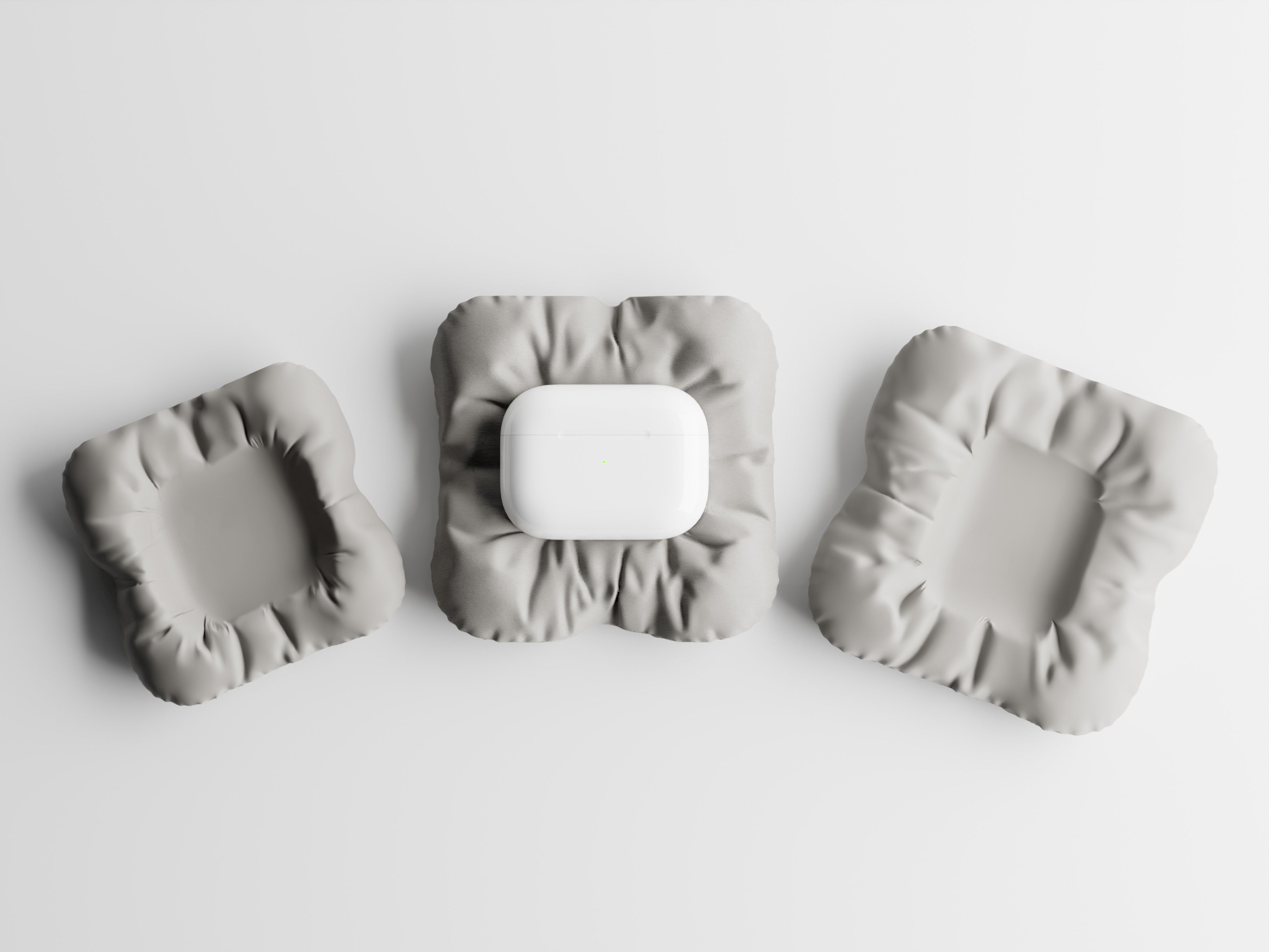 Alveo AirPods Cushion Stand – Puffy Dock for AirPods Pro 2, AirPods 2 & AirPods 4