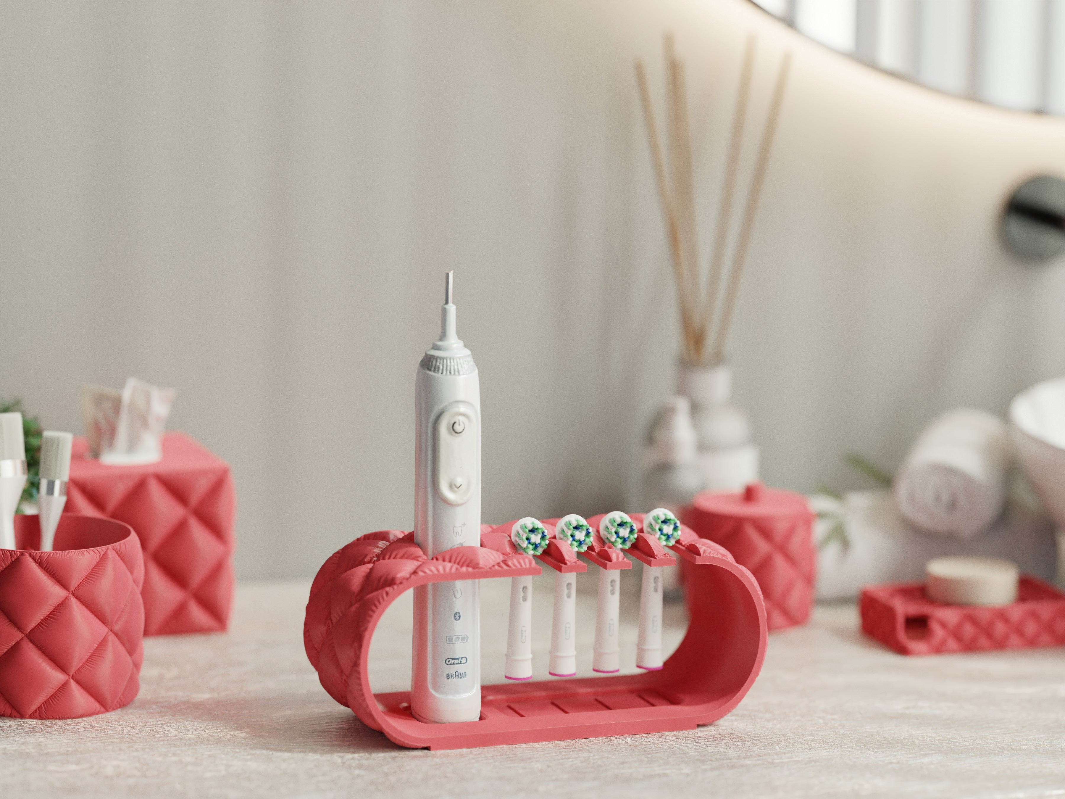Brusha Cube – Inflated Toothbrush Holder for Oral-B