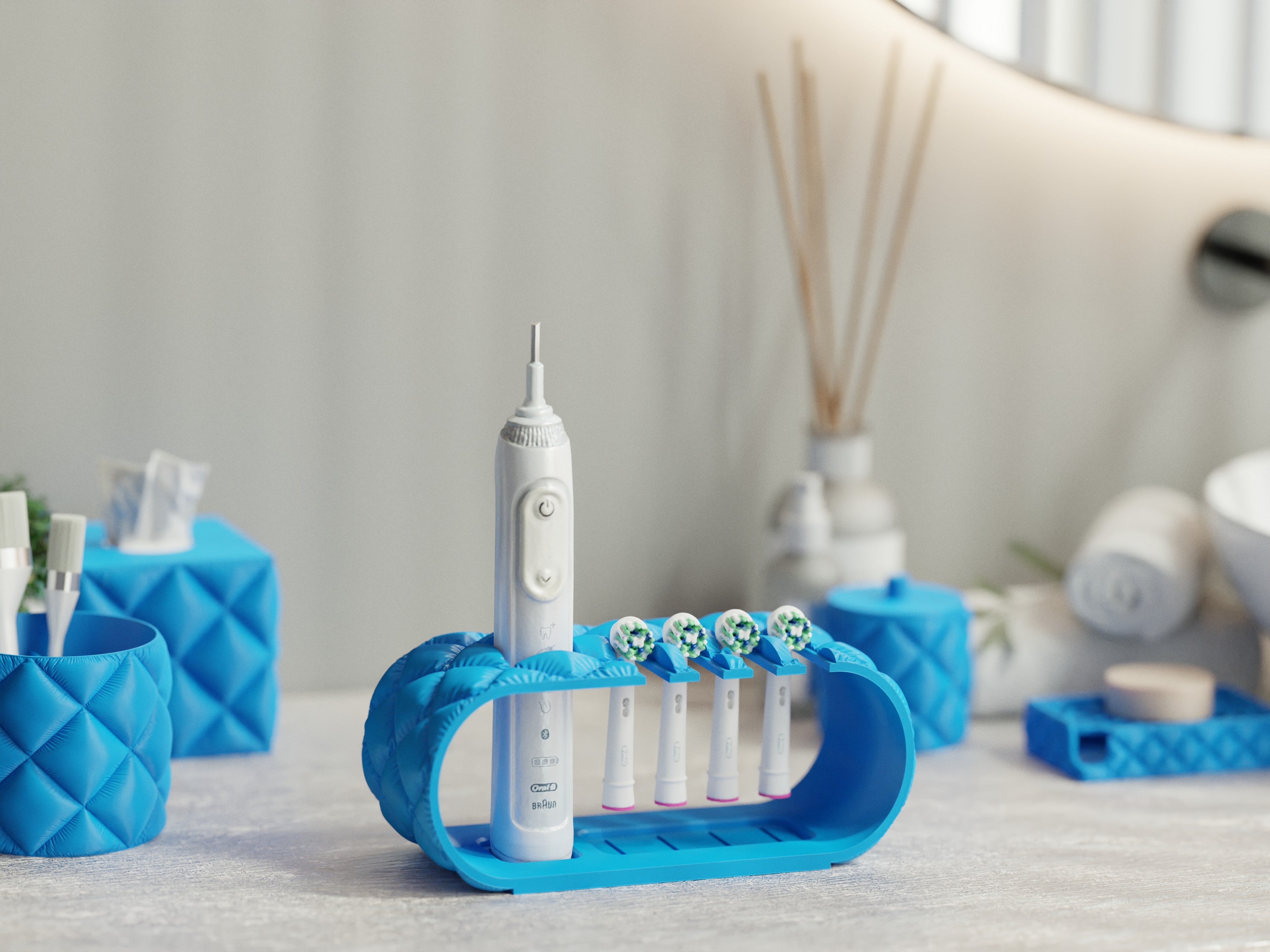Brusha Cube – Inflated Toothbrush Holder for Oral-B