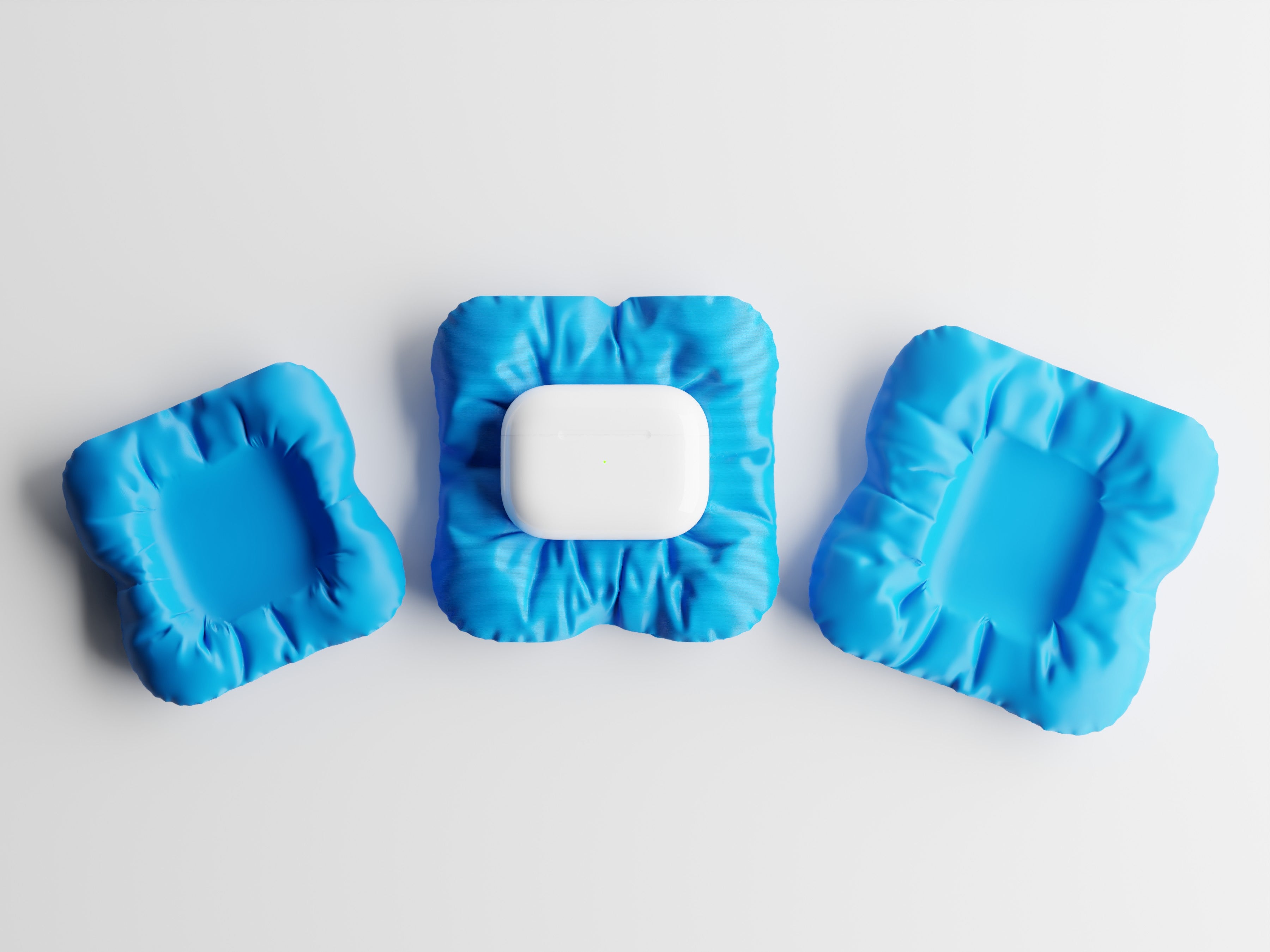 Alveo AirPods Cushion Stand – Puffy Dock for AirPods Pro 2, AirPods 2 & AirPods 4