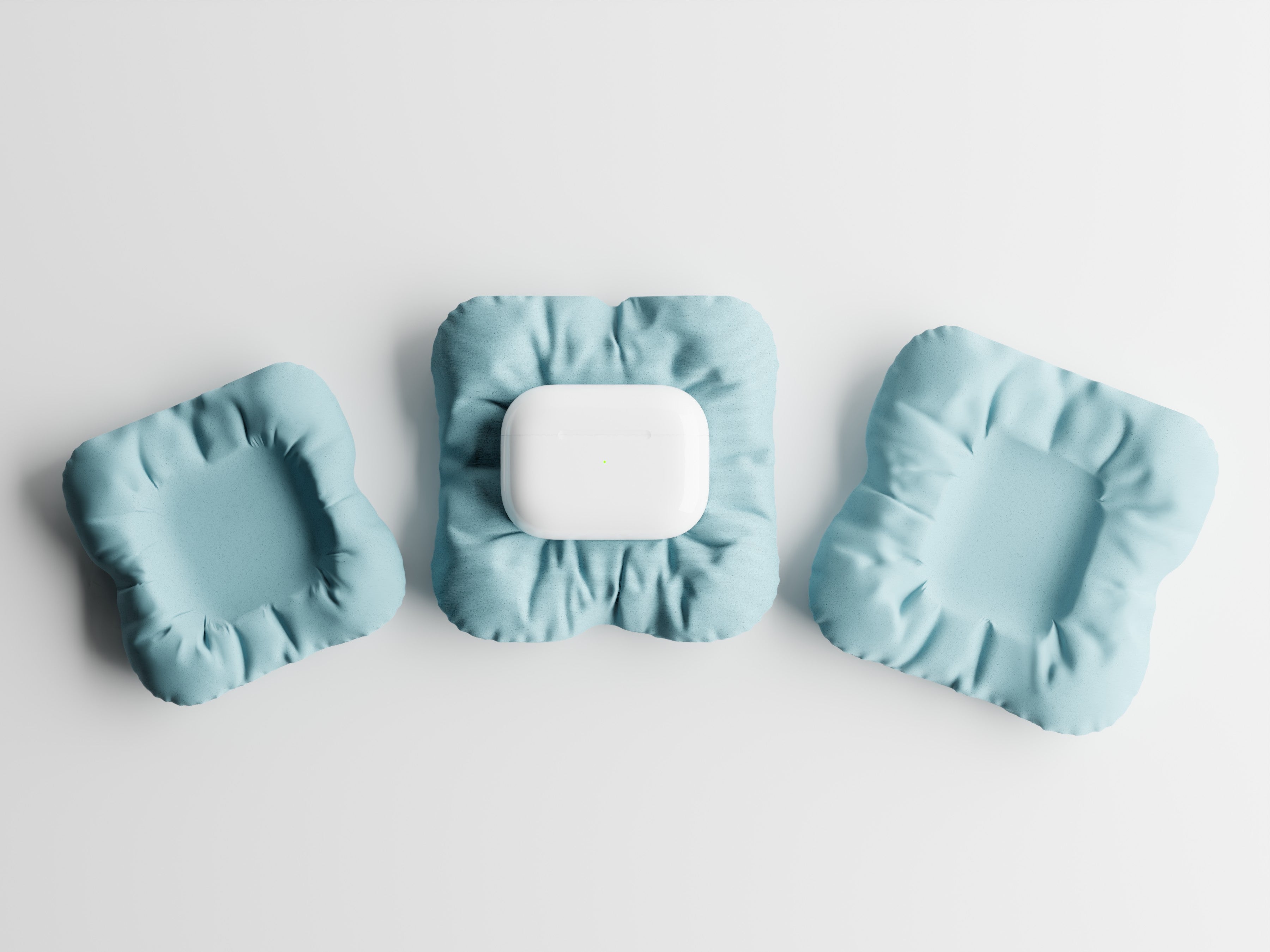 Alveo AirPods Cushion Stand – Puffy Dock for AirPods Pro 2, AirPods 2 & AirPods 4