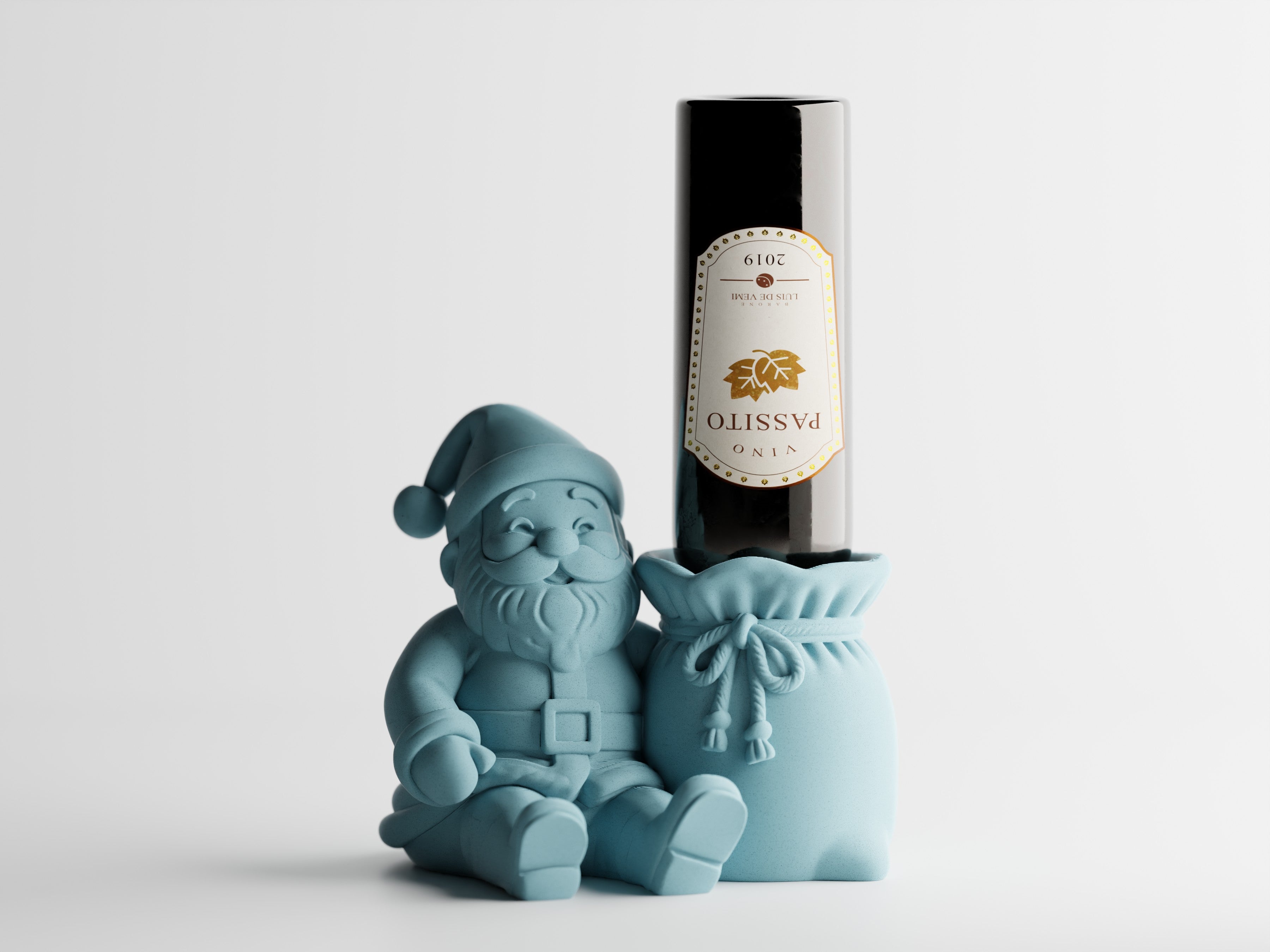 Santa Vintico – Santa Wine Bottle Holder | Christmas Table & Home Decor