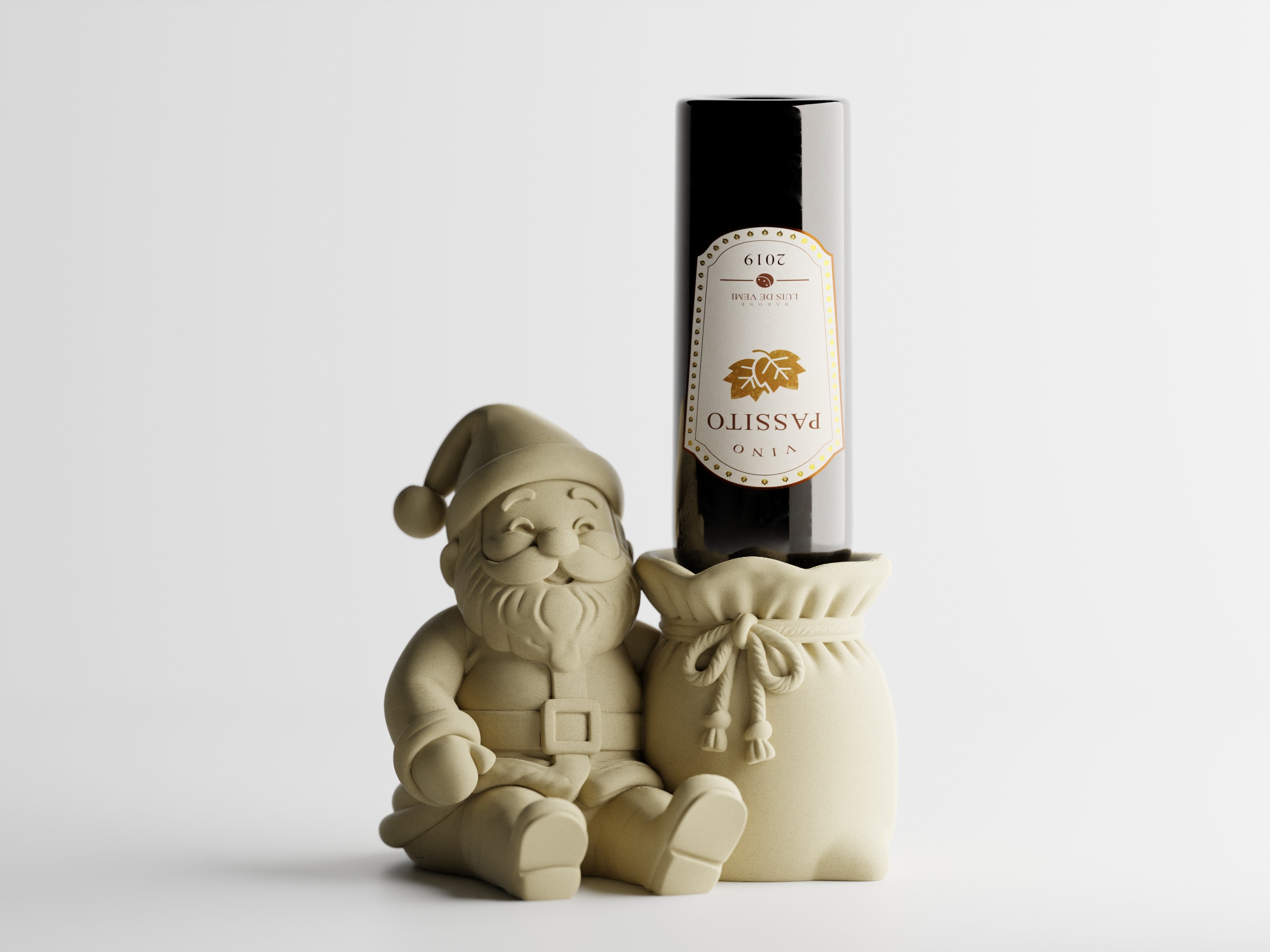 Santa Vintico – Santa Wine Bottle Holder | Christmas Table & Home Decor