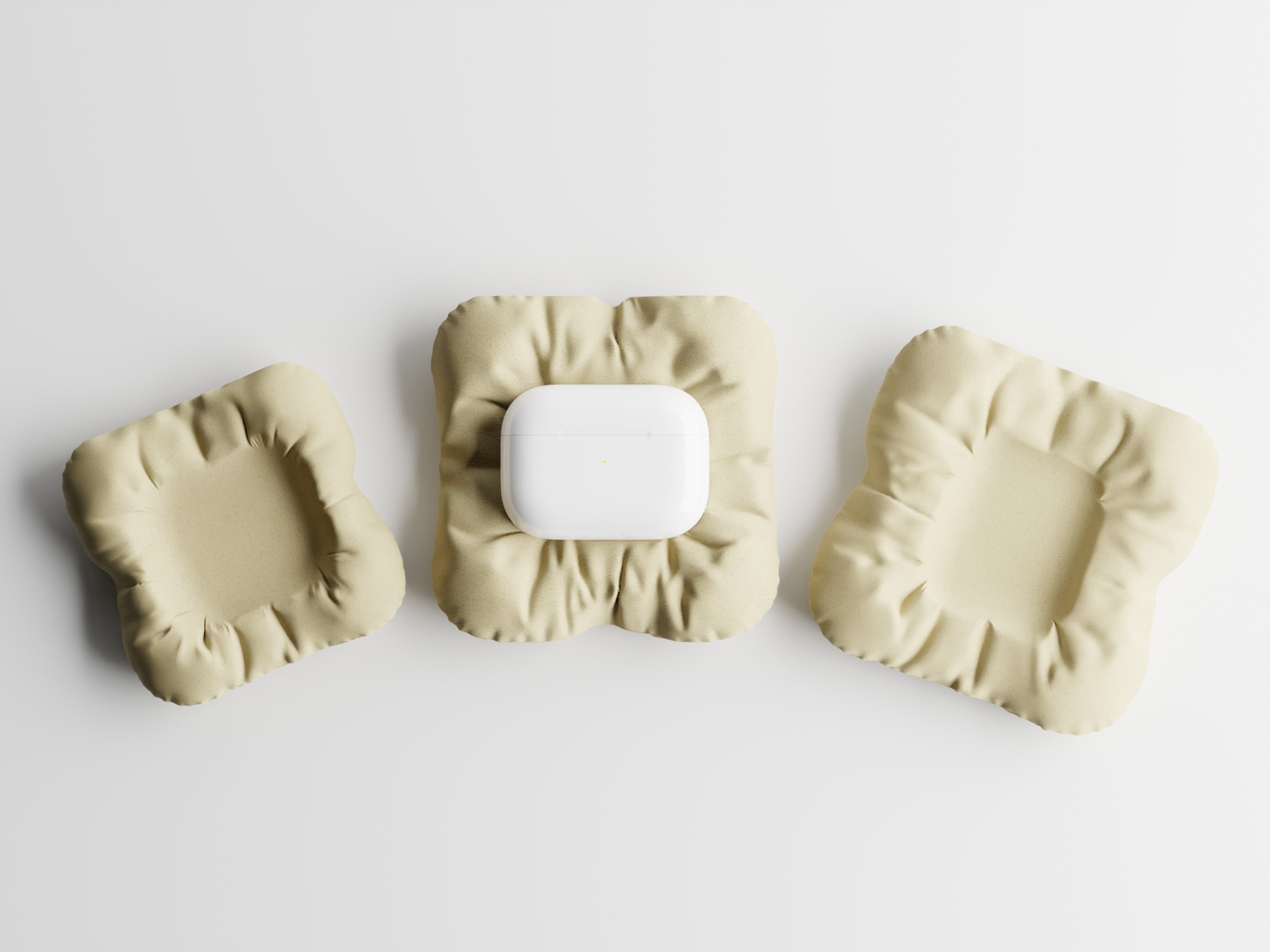 Alveo AirPods Cushion Stand – Puffy Dock for AirPods Pro 2, AirPods 2 & AirPods 4