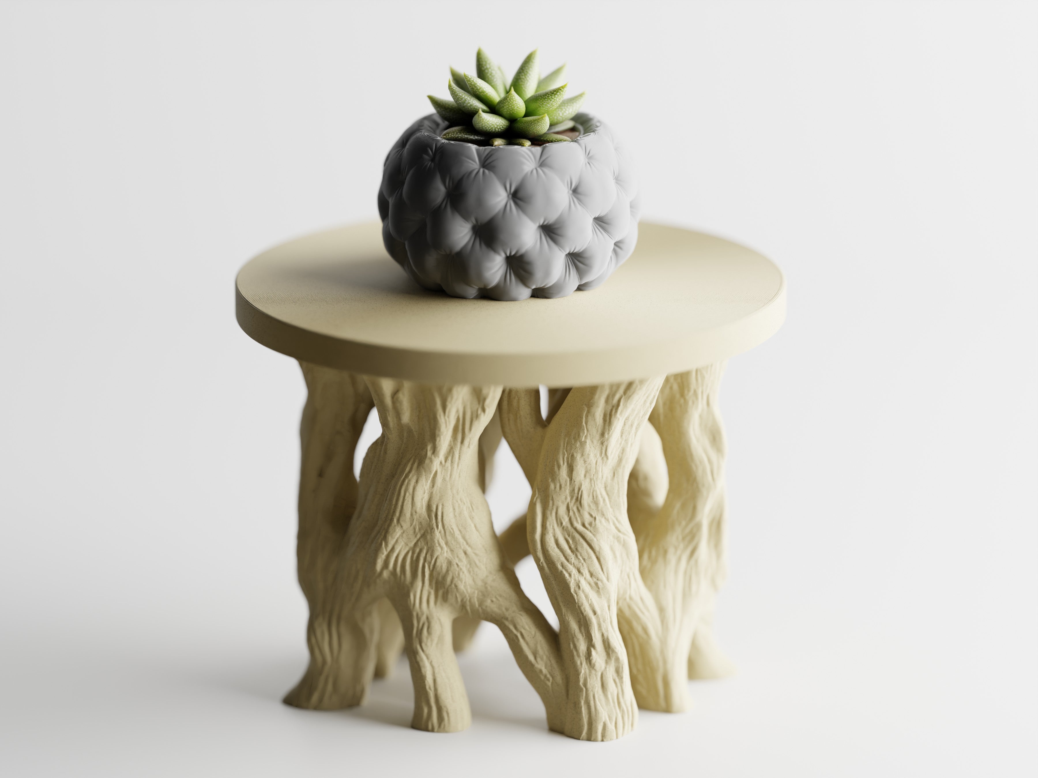 Arboris Root Pedestal Plant Stand – Organic Root Base with Interchangeable Tops | Small & Large | Made in Texas