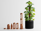 GrowPillar Modular Moss Pole – Stackable Climbing Plant Support for Monstera, Pothos & Philodendron | Small, Medium & Large | Made in Texas