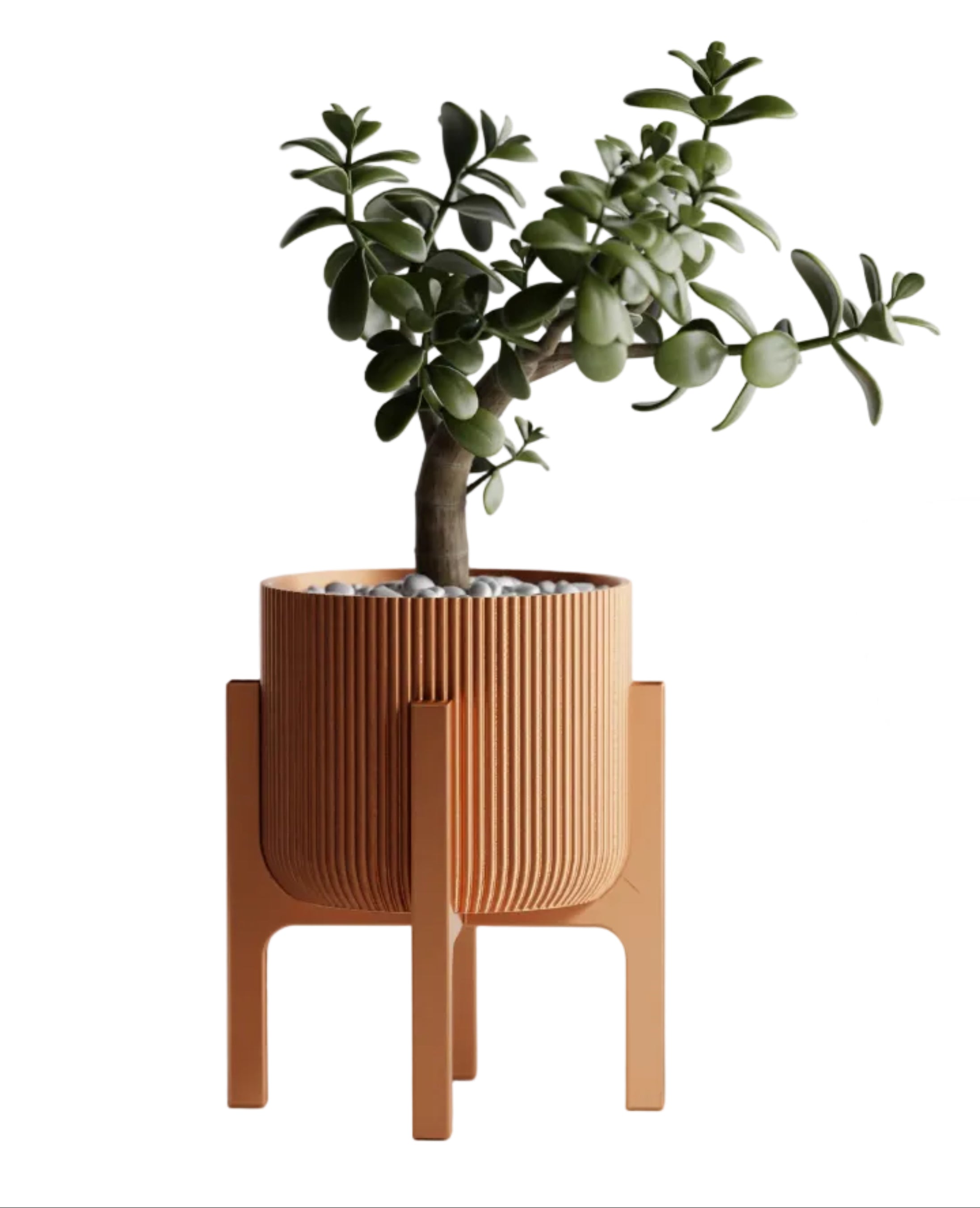 Plant Pot Elevare – Mid-Century Stand & Interchangeable Pot Set