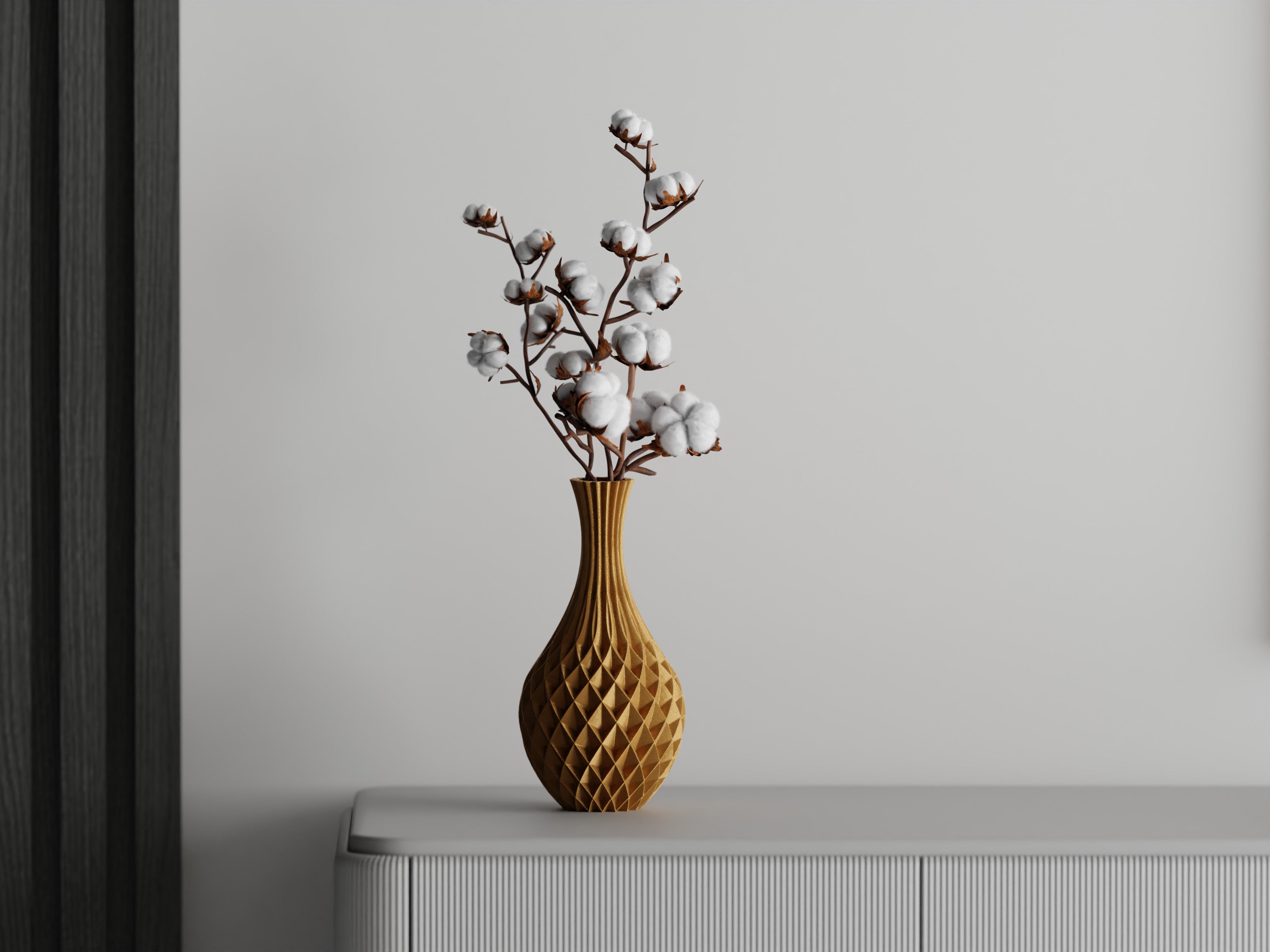 OrbisSpire Vase – Sculptural Spiral Design Planter