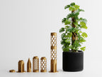GrowPillar Modular Moss Pole – Stackable Climbing Plant Support for Monstera, Pothos & Philodendron | Small, Medium & Large | Made in Texas