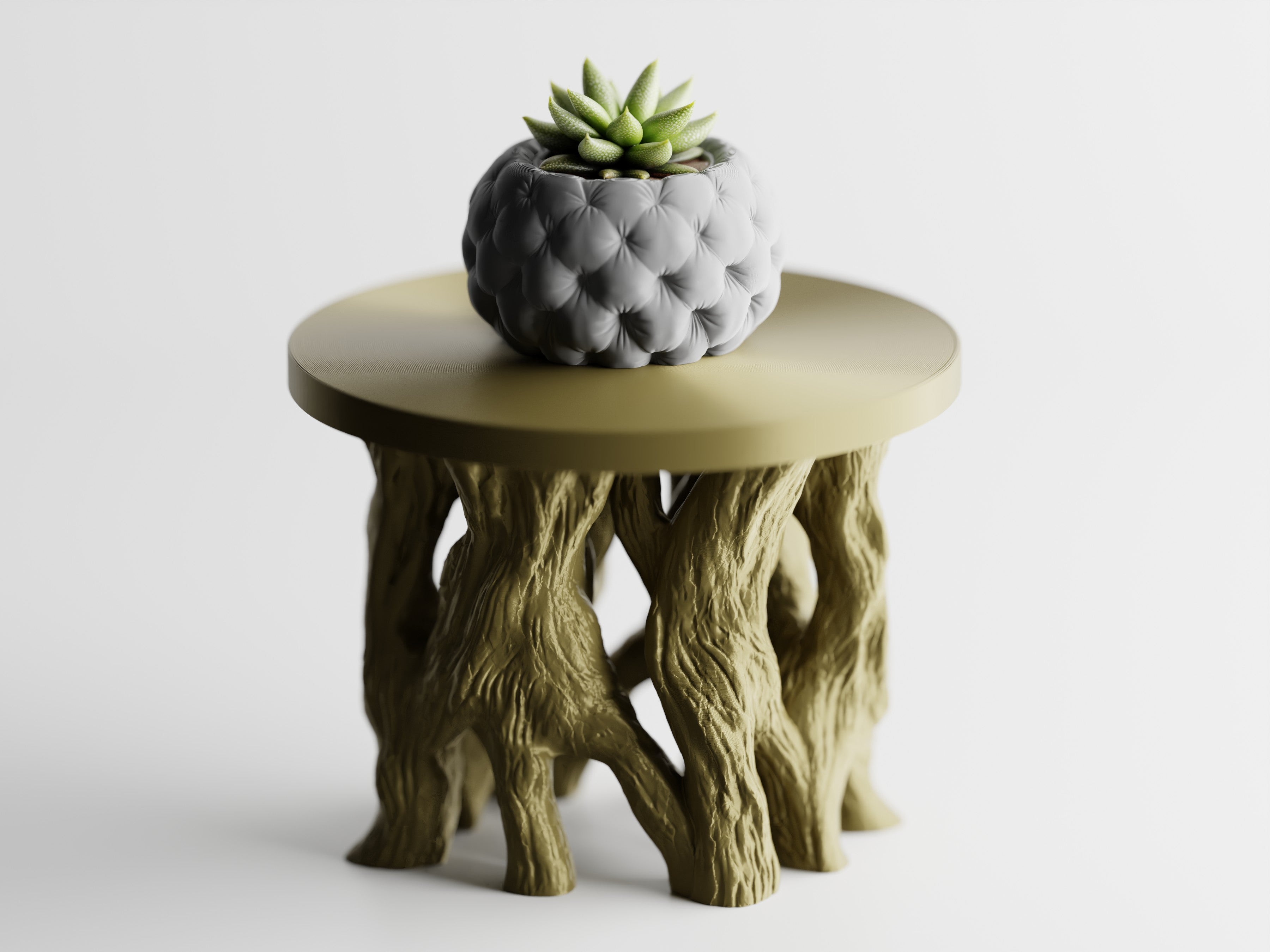 Arboris Root Pedestal Plant Stand – Organic Root Base with Interchangeable Tops | Small & Large | Made in Texas