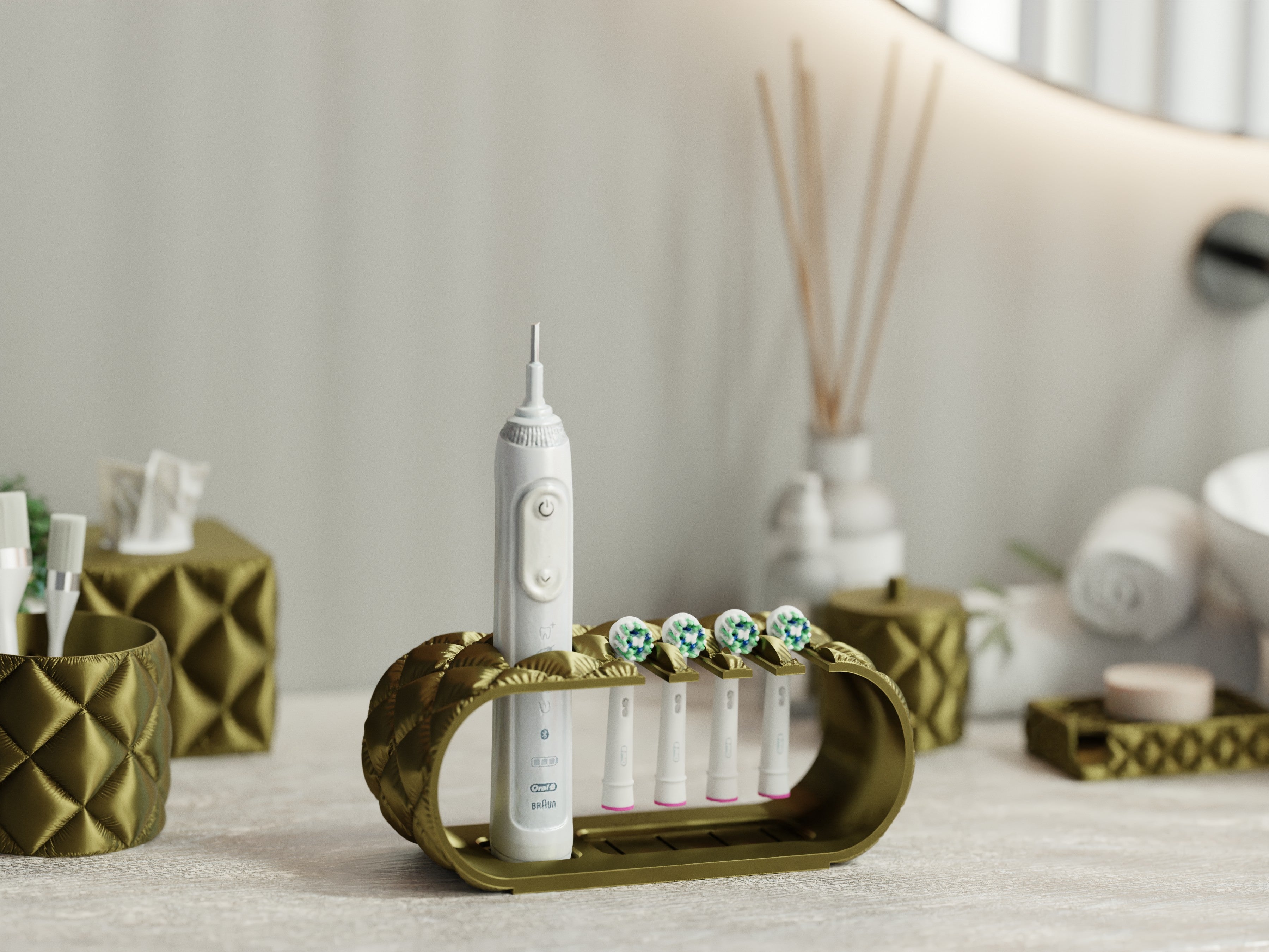 Brusha Cube – Inflated Toothbrush Holder for Oral-B