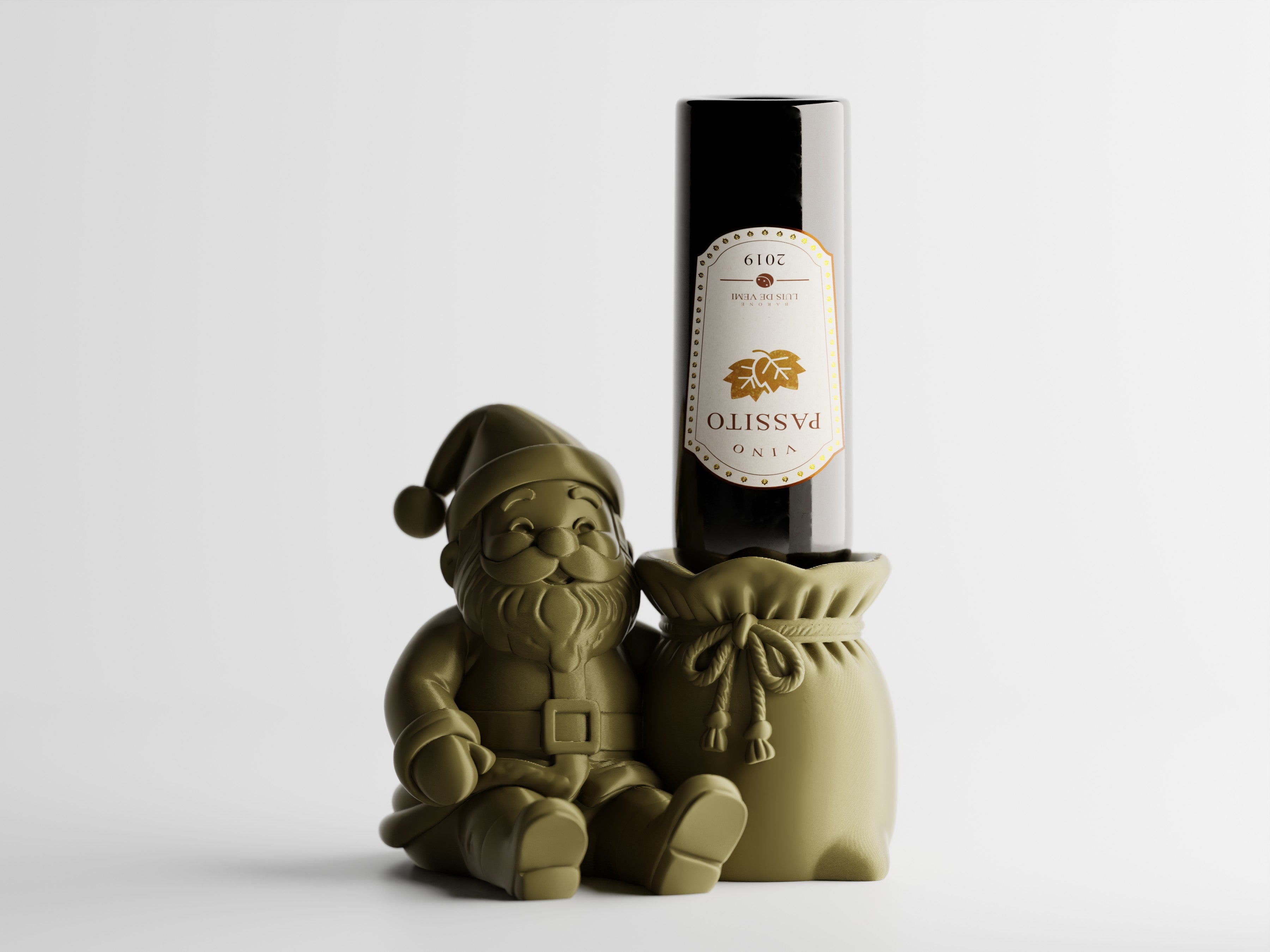 Santa Vintico – Santa Wine Bottle Holder | Christmas Table & Home Decor