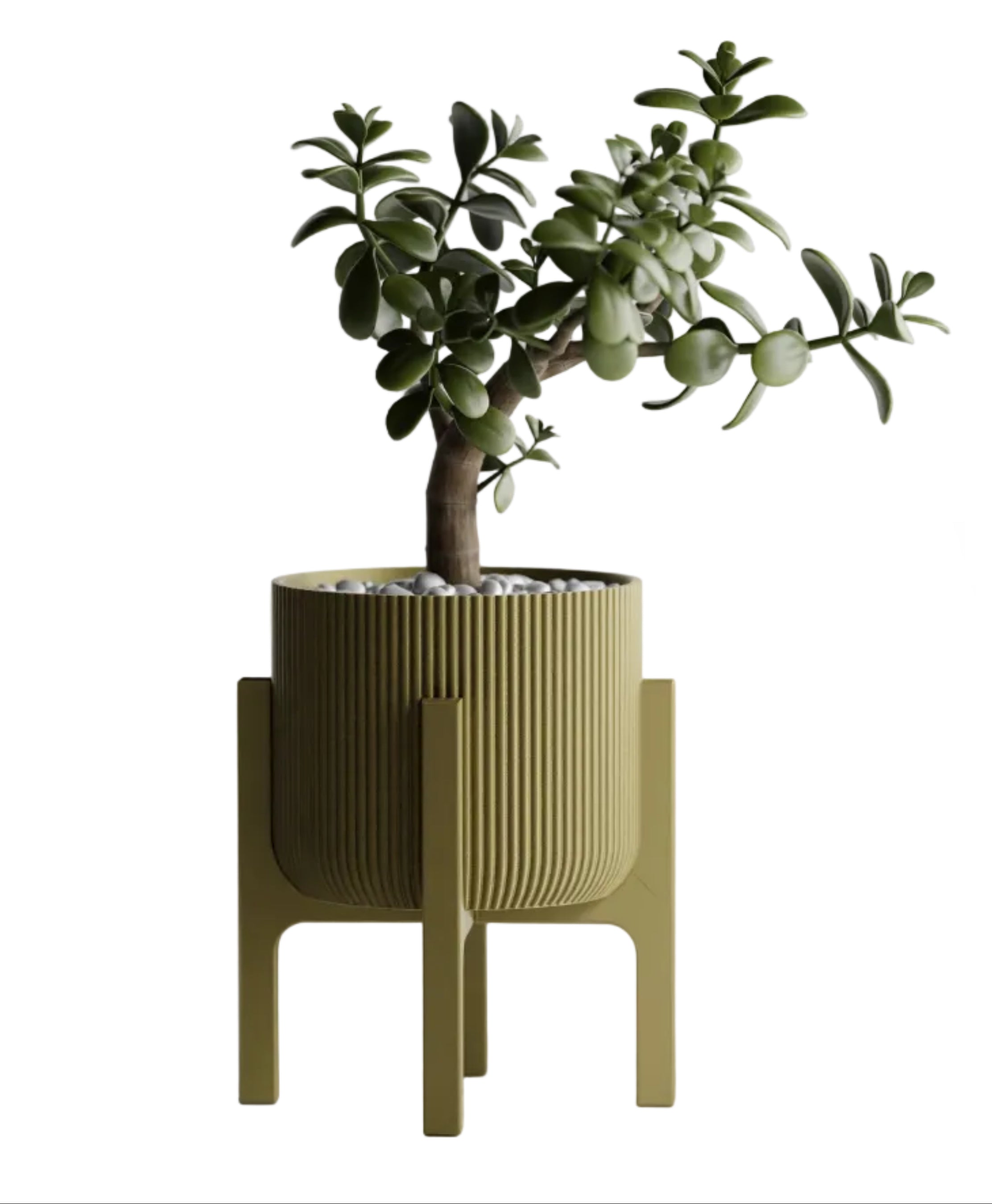 Plant Pot Elevare – Mid-Century Stand & Interchangeable Pot Set