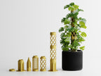 GrowPillar Modular Moss Pole – Stackable Climbing Plant Support for Monstera, Pothos & Philodendron | Small, Medium & Large | Made in Texas