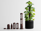 GrowPillar Modular Moss Pole – Stackable Climbing Plant Support for Monstera, Pothos & Philodendron | Small, Medium & Large | Made in Texas