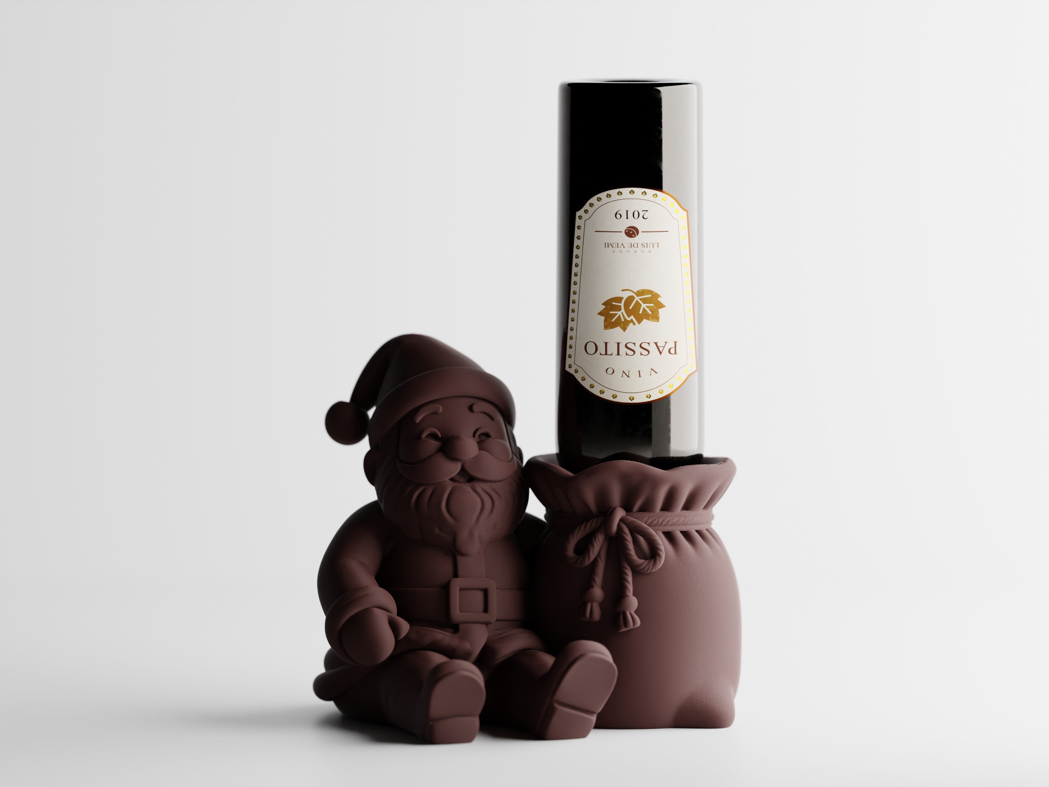 Santa Vintico – Santa Wine Bottle Holder | Christmas Table & Home Decor