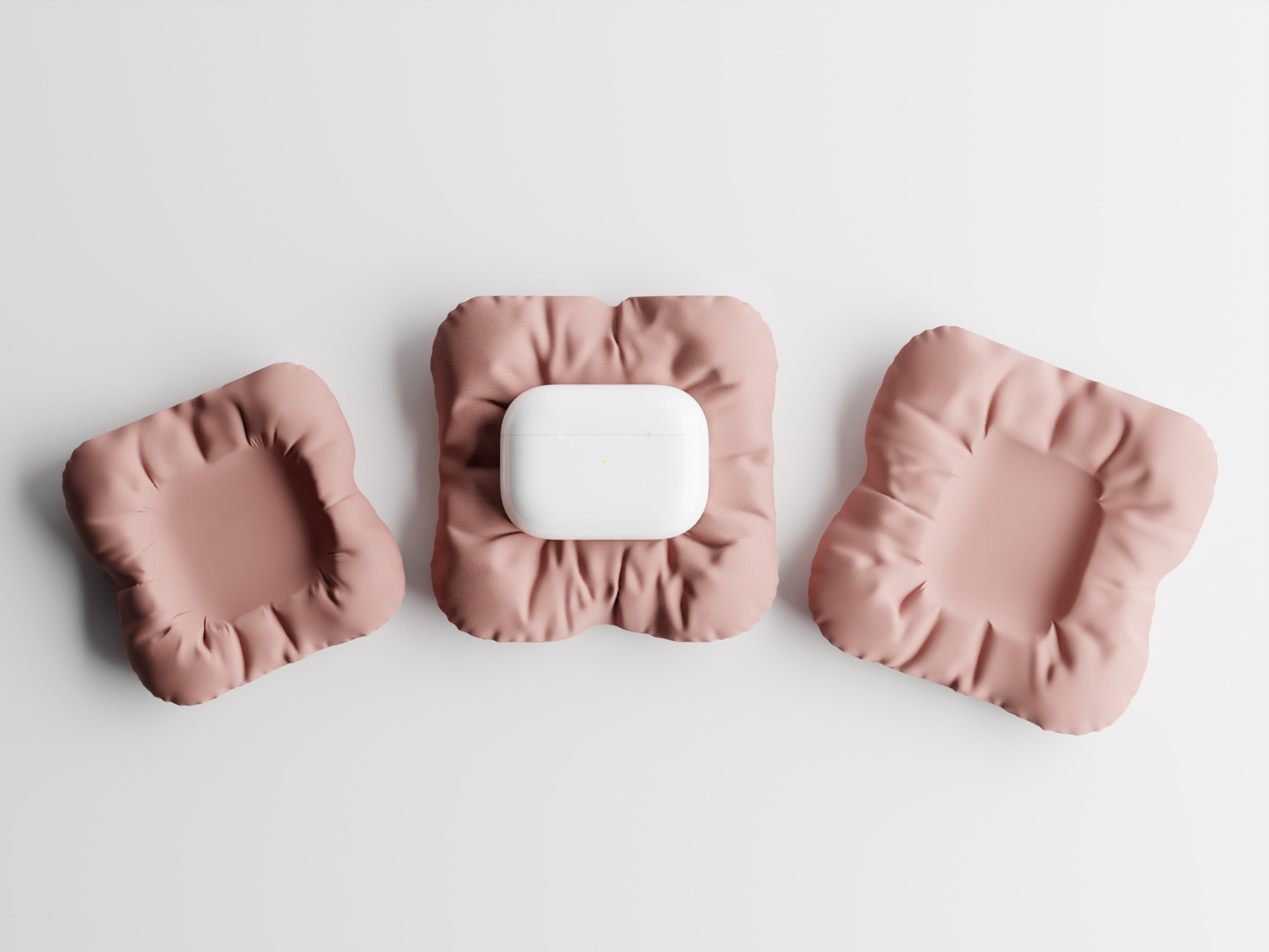 Alveo AirPods Cushion Stand – Puffy Dock for AirPods Pro 2, AirPods 2 & AirPods 4