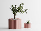 Ribera – Sculptural Ribbed Planter