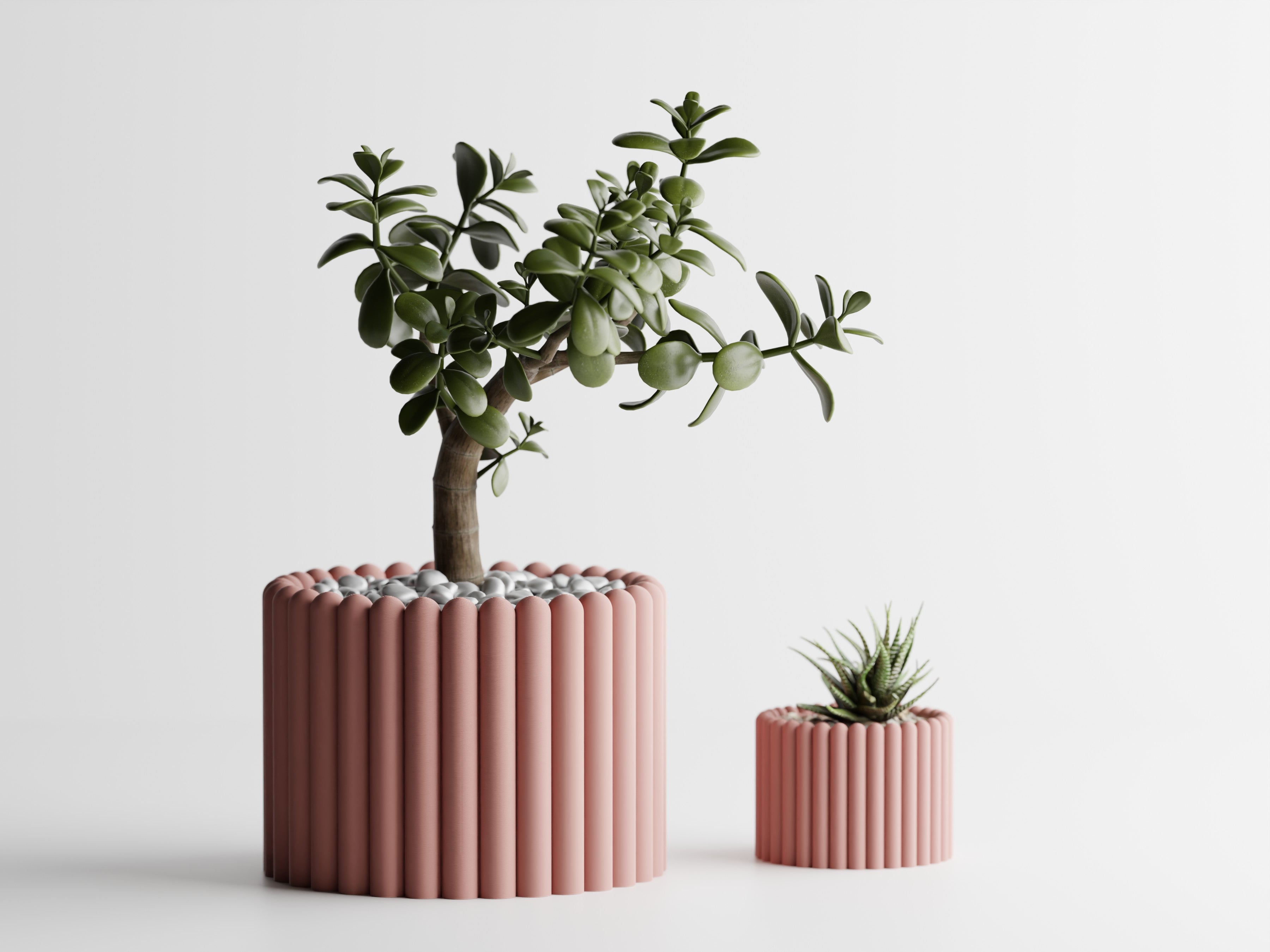Ribera – Sculptural Ribbed Planter