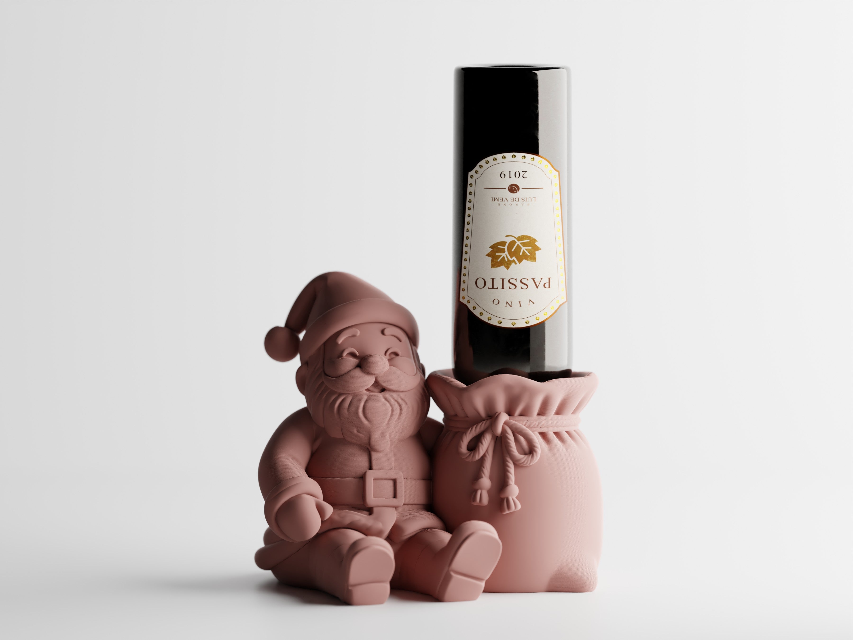 Santa Vintico – Santa Wine Bottle Holder | Christmas Table & Home Decor